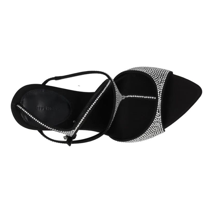 Givenchy o1srvl11e1224 G Lock Sandals in Silver/Black Size US 8 / IT 38 - 6 Thumbnail