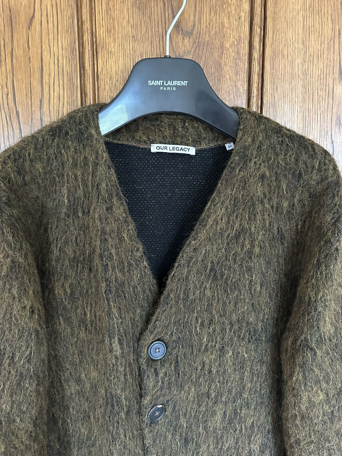 Our Legacy FW21 Grail Our Legacy wool alpaca brown cardigan sweater Size US M / EU 48-50 / 2 - 21 Thumbnail