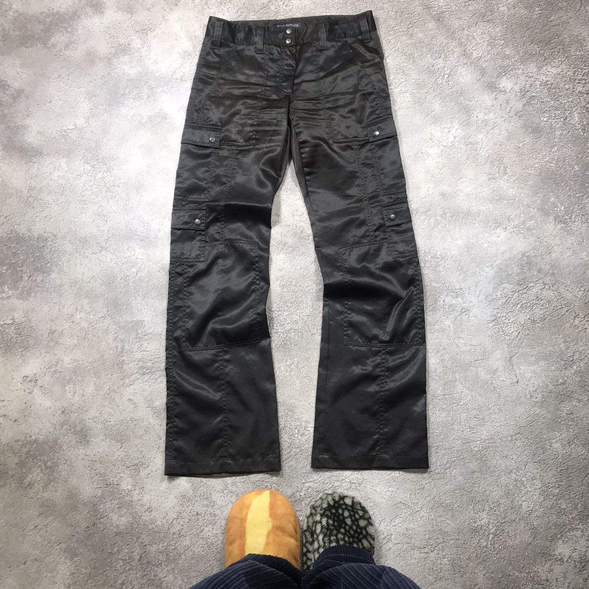 Vintage Vintage Y2K Baggy Cargo Pants Tactical Streetwear Worn In 30 Size 30" / US 8 / IT 44 - 1 Thumbnail