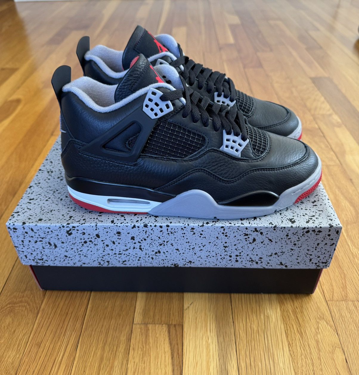 Jordan Brand Air Jordan 4 Retro Bred Reimagined 2024 Size US 9 / EU 42 - 3 Thumbnail