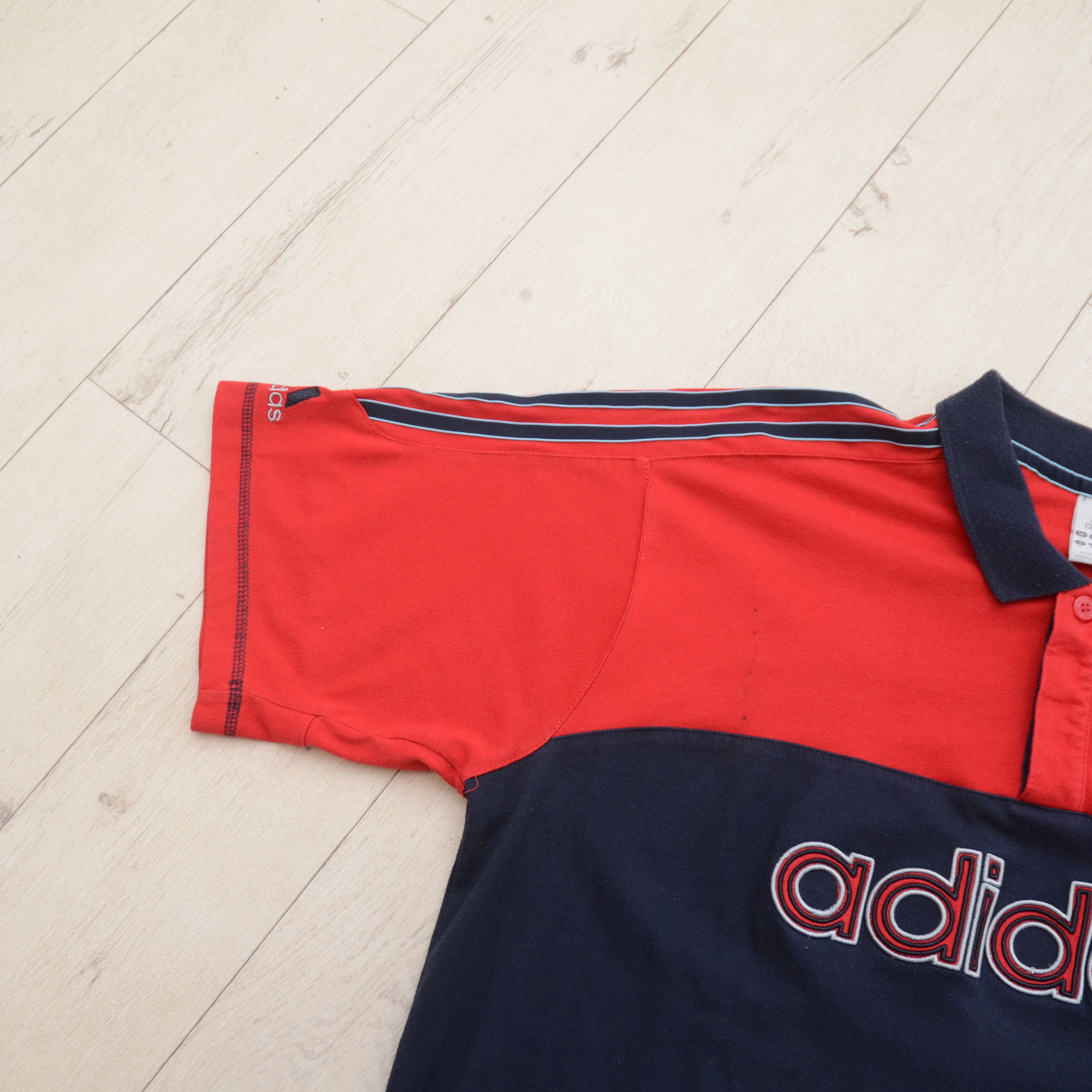 Adidas Vintage Adidas Polo T-shirts Base 90s Y2K Distressed Size US M / EU 48-50 / 2 - 7 Thumbnail
