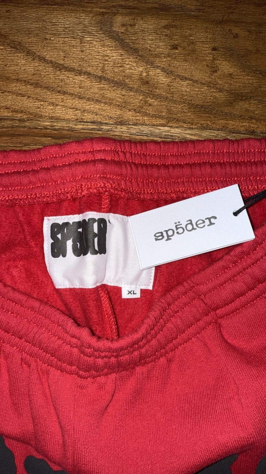 Sp5der Sp5der OG Web V2 Sweatpants Red Size US 35 - 3 Thumbnail