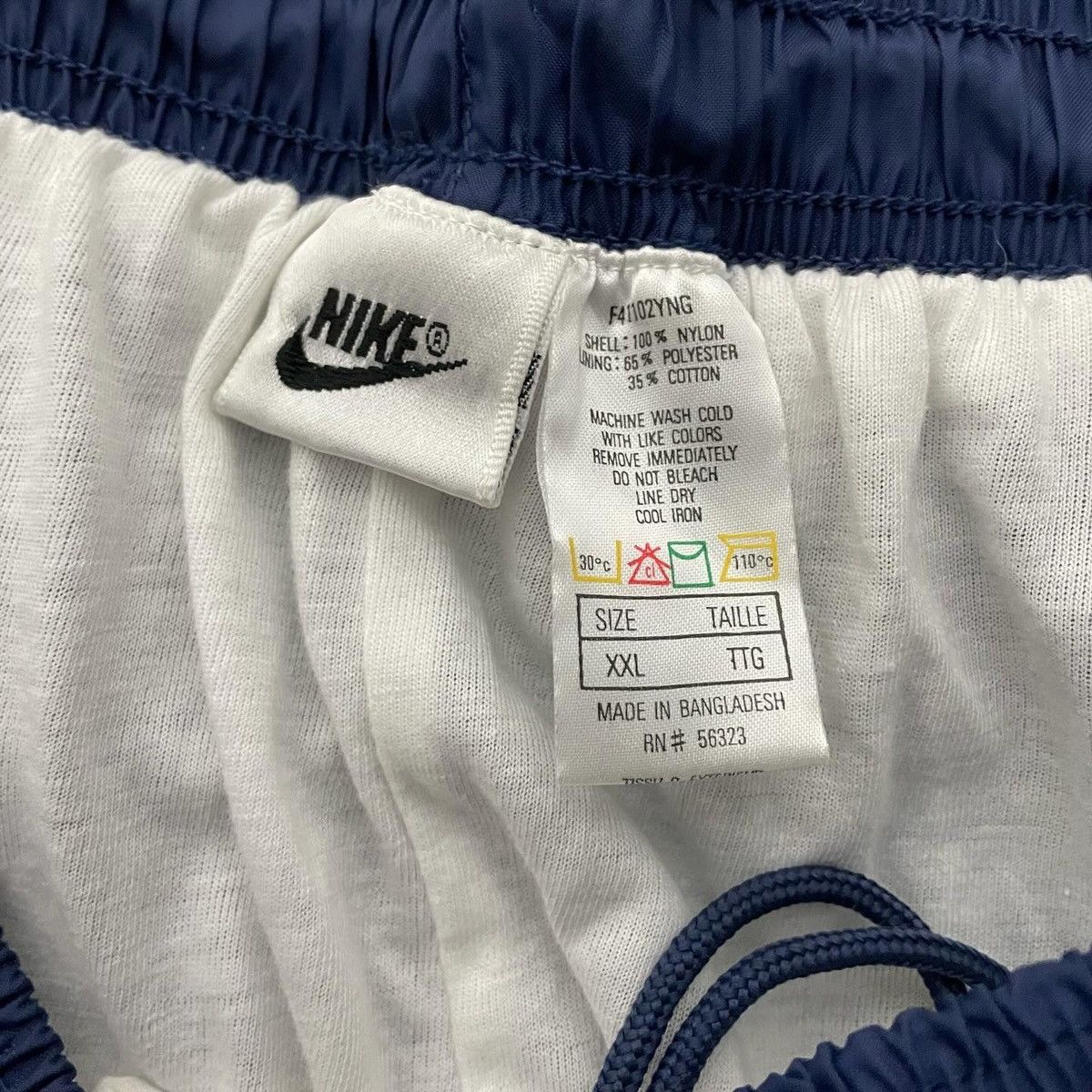 Nike × Vintage Vintage Nike Baggy Tracking Pants 80s Rave Size US 36 / EU 52 - 3 Thumbnail
