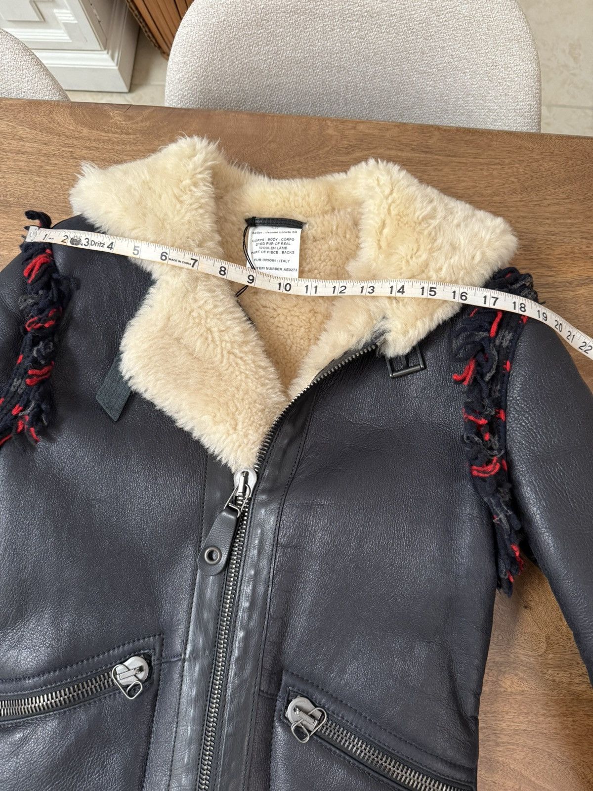 Lanvin Lanvin Leather Jacket Fur Shearling - Runway Piece - NEW Size US S / EU 44-46 / 1 - 20 Thumbnail