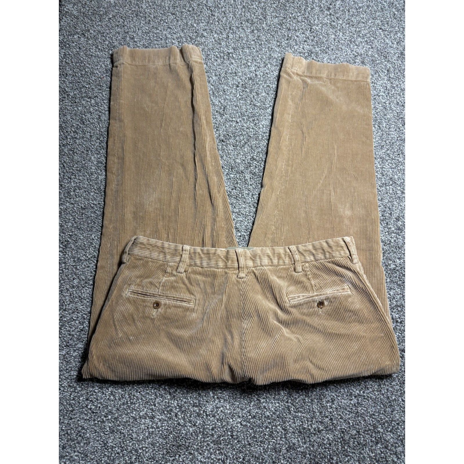 Polo Ralph Lauren VTG Polo Ralph Lauren Corduroy Pants Men 35x30 Brown Tan Chino Vintage USA Preppy Logo Size US S / EU 44-46 / 1 - 2 Thumbnail