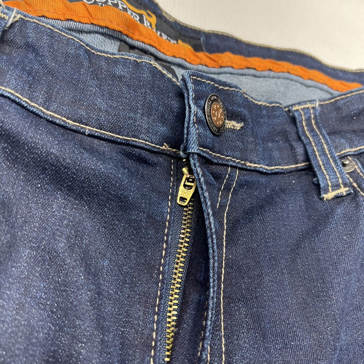 Vintage Copper Rivet Jeans Blue Denim Straight Y2K Hip Hop Baggy Size US 38 / EU 54 - 6 Thumbnail