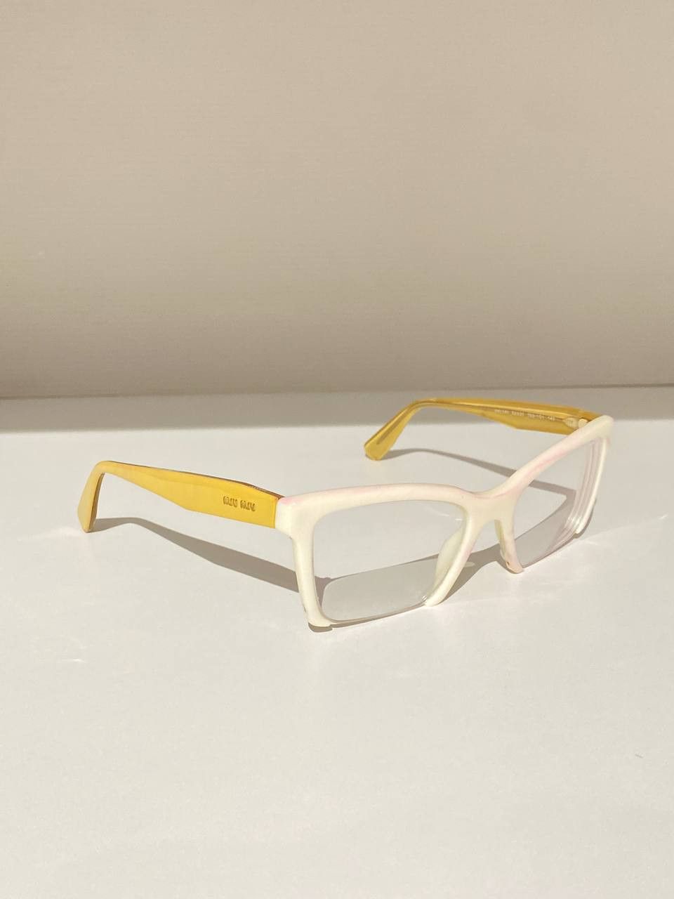 Miu Miu Miu Miu Logo Cat Eye Oversized Sunglasses Vintage Y2K Size ONE SIZE - 1 Thumbnail