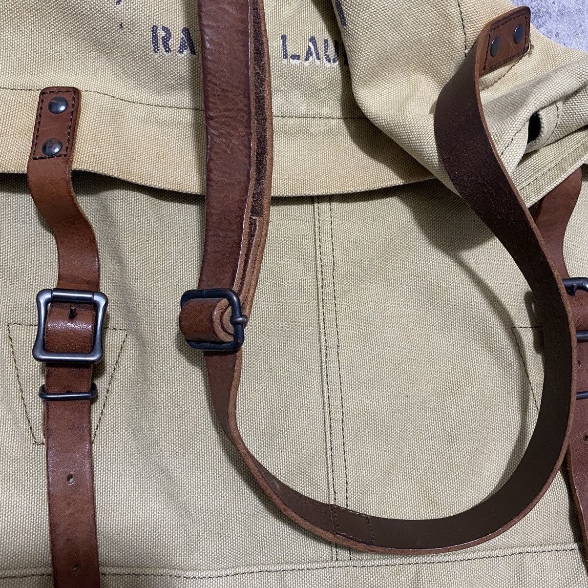 Ralph Lauren VINTAGE RALPH LAUREN D&S MILITARY CANVAS MESSENGER BAG Size ONE SIZE - 5 Thumbnail