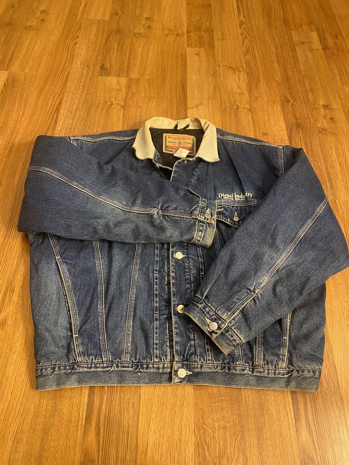 Diesel Vintage 80s 90sY2K Distressed denim jacket DIESEL | Grailed