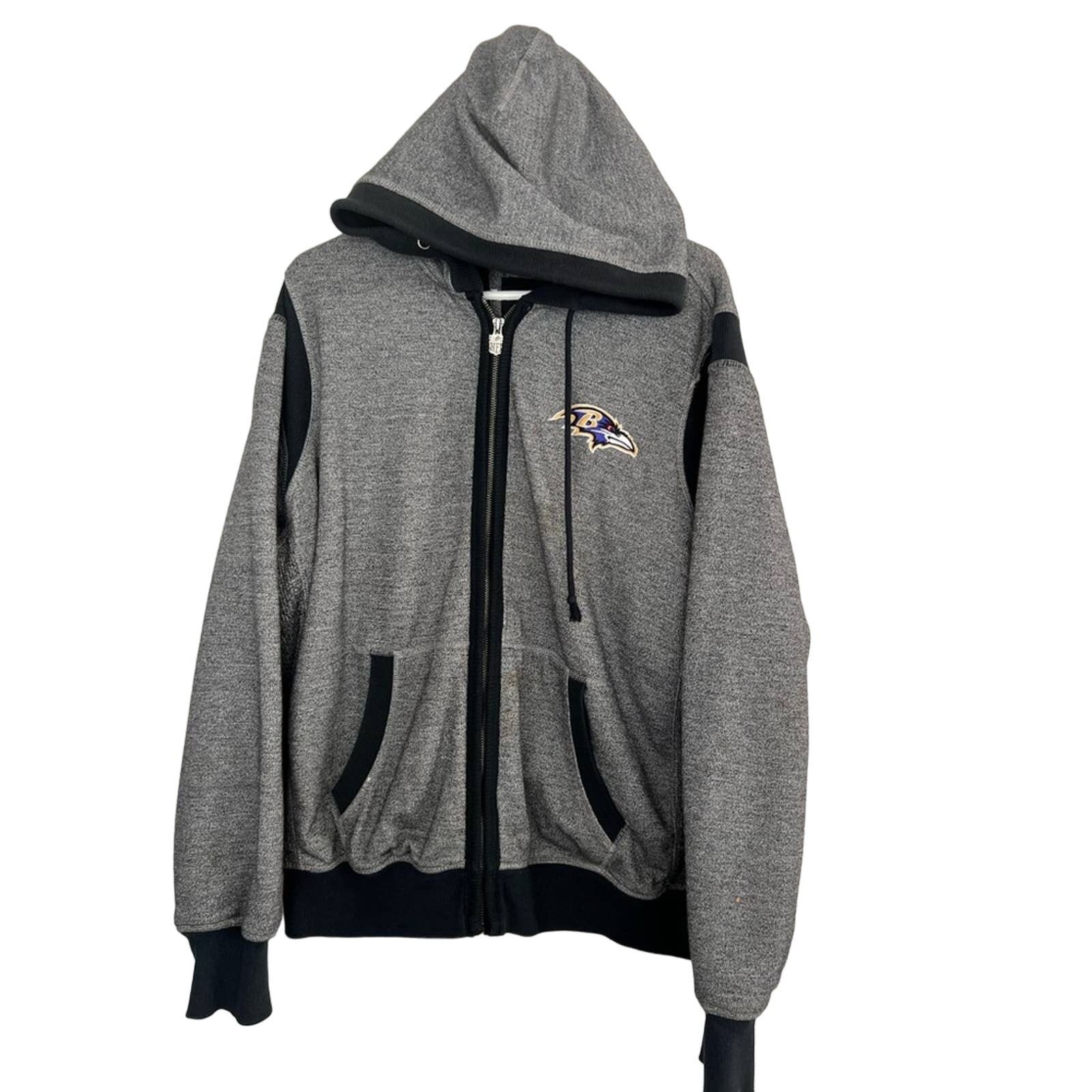 NFL Baltimore Ravens NFL Pro Line Fleece Lined Jacket Hooded Zip Size US L / EU 52-54 / 3 - 1 Thumbnail