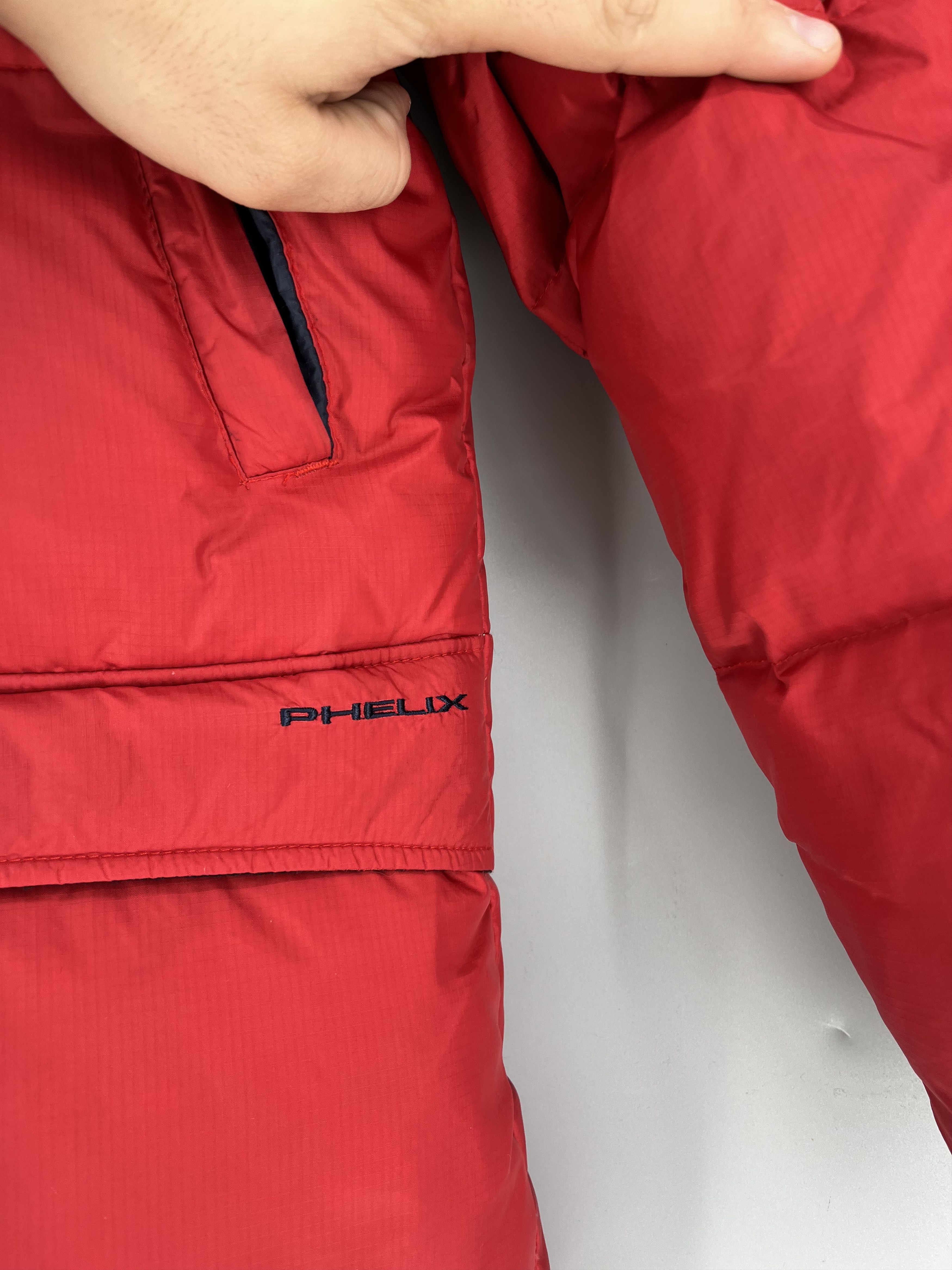 Phenix Phelix Red Puffer Jacket Hooded Vintage Y2K Size US S / EU 44-46 / 1 - 8 Thumbnail