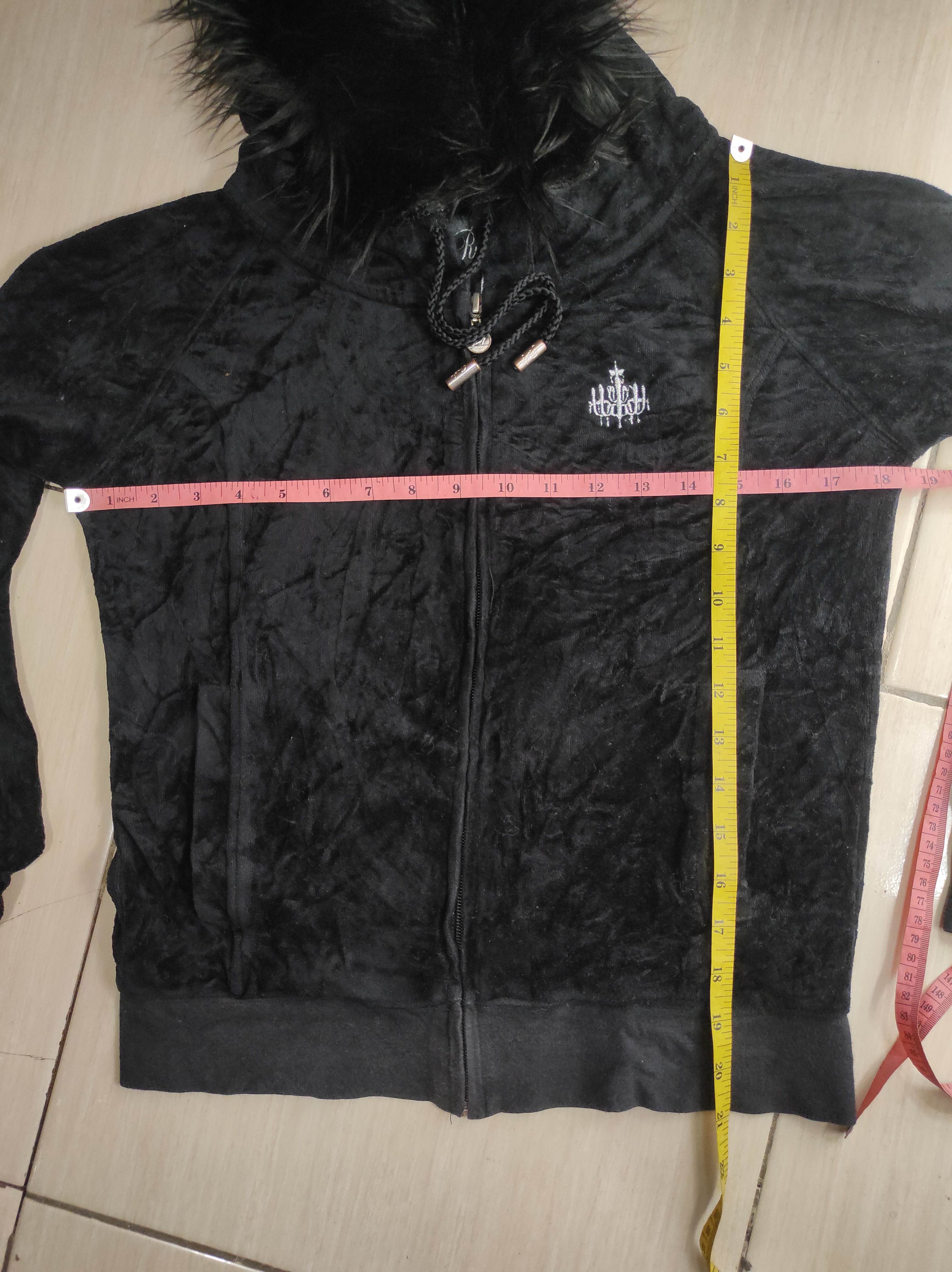 Hysteric Glamour Rady Velvet Zipper Fur Hoodie LGB style Size M / US 6-8 / IT 42-44 - 18 Thumbnail