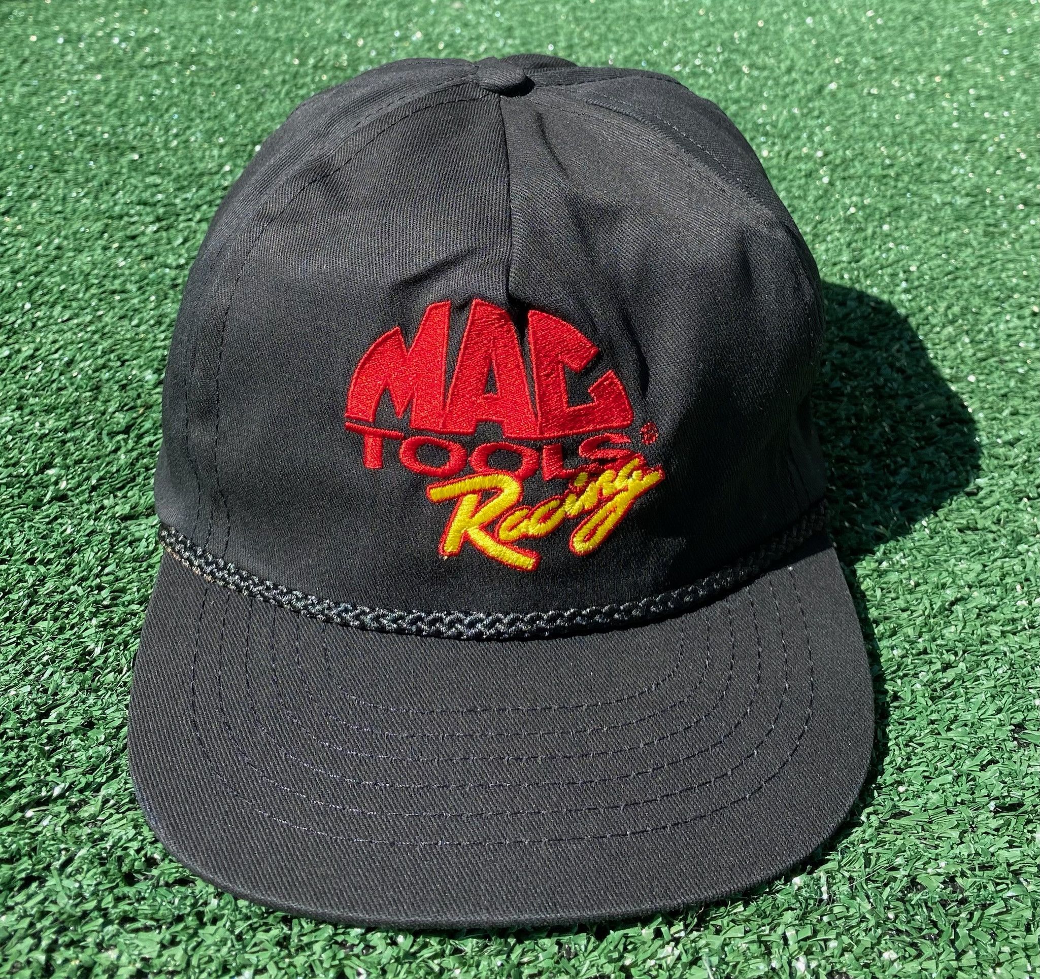 Vintage 90’s Mac Tools Racing Ernie Irvan Rope Snapback Hat Size ONE SIZE - 1 Thumbnail