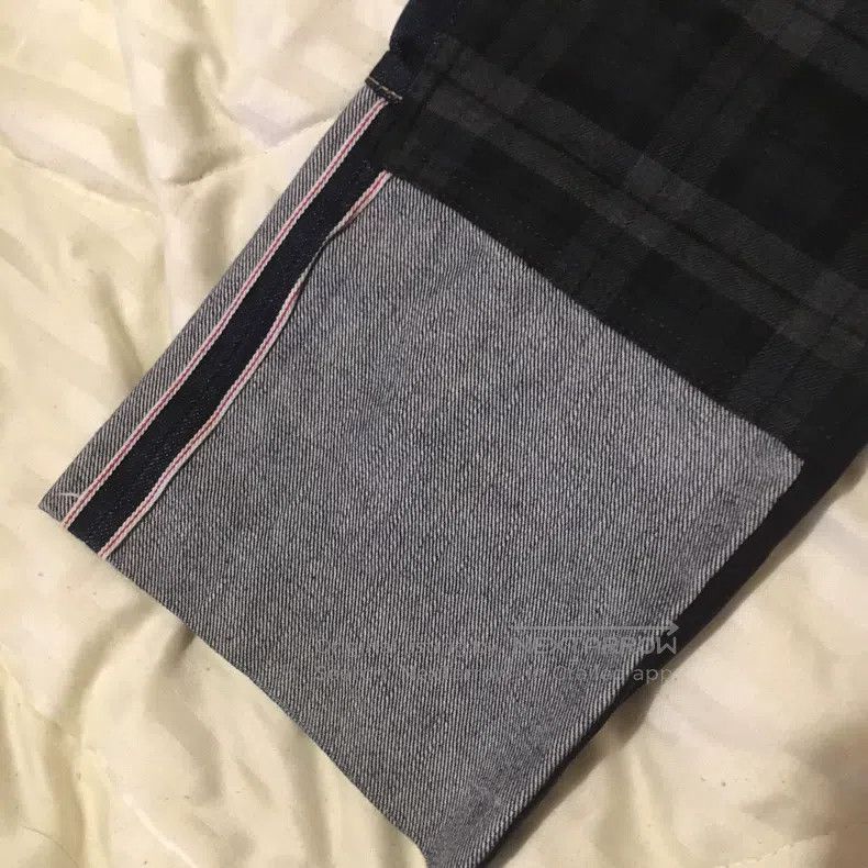 Comme des Garcons Comme Des Garcons size M Patchwork Slim Ankle Length Jeans Size 23" - 6 Thumbnail