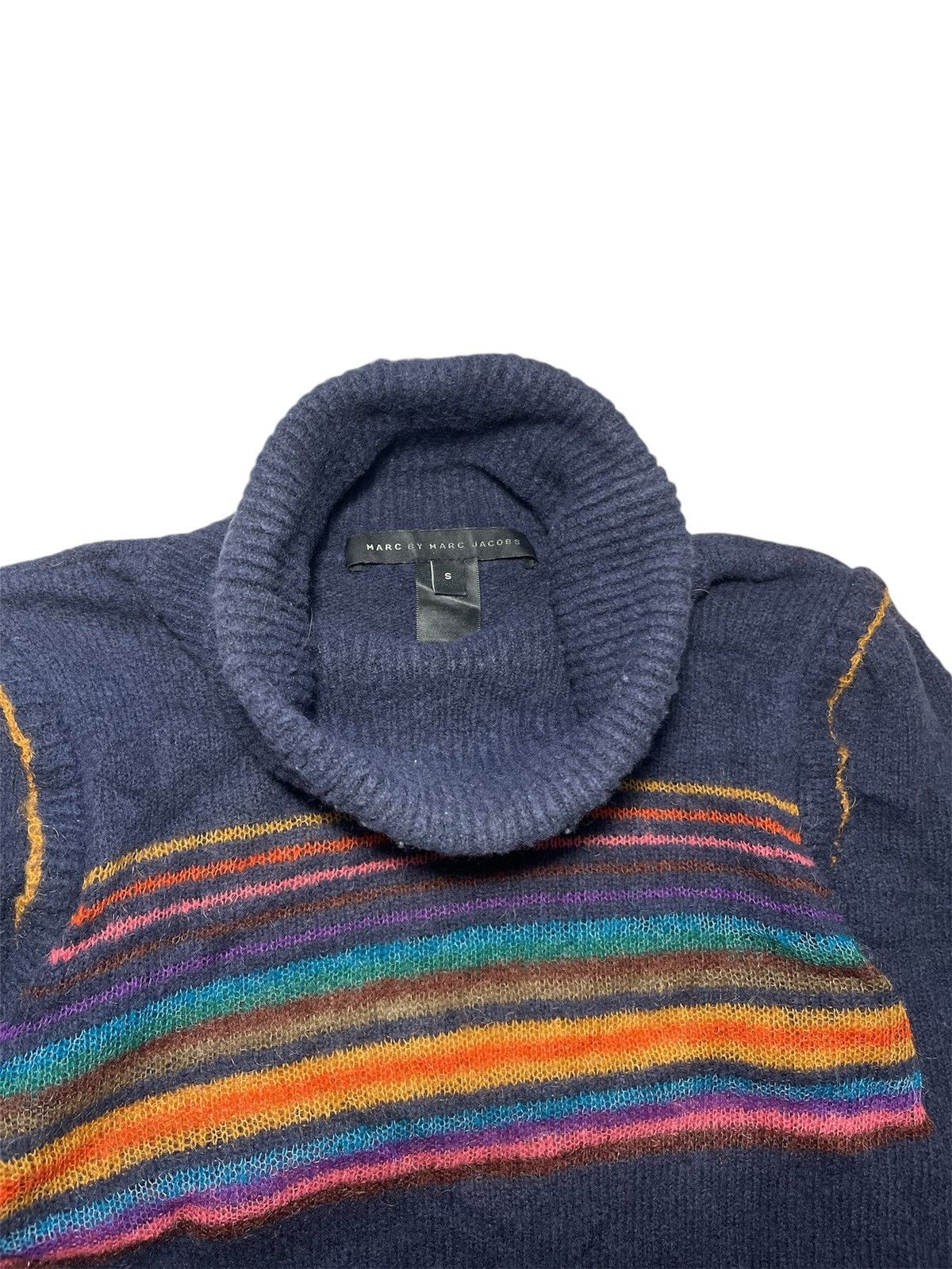 Designer × Marc Jacobs Marc by Marc Jacobs Striped Mohair rainbow Sweater Size US S / EU 44-46 / 1 - 5 Thumbnail