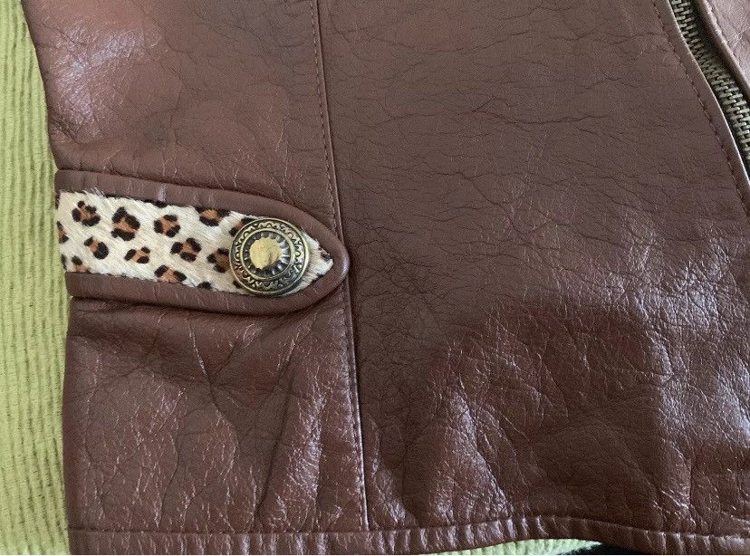 Designer × Vintage Vintage St Maarten Dallas Leather Vest Full Zip Vest USA M Size M / US 6-8 / IT 42-44 - 11 Thumbnail