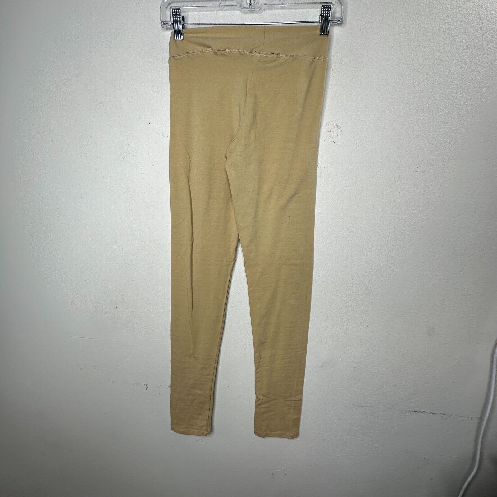 Other Les Vertes Yacht Club Tan Leggings Black LVYC logo Waist M Size 30" / US 8 / IT 44 - 6 Thumbnail