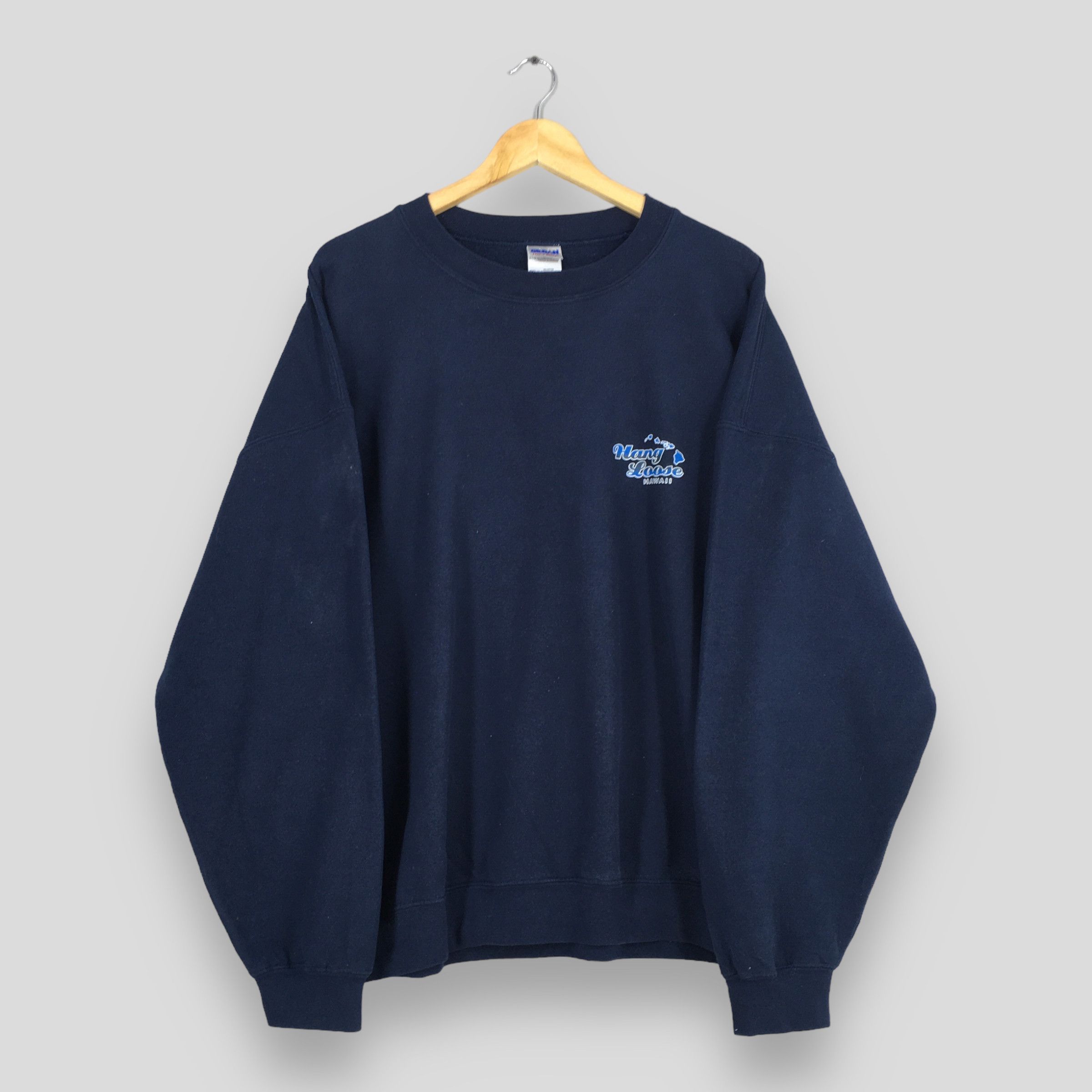 Vintage 90s Hang Loose Hawaii Beach Sweatshirt 2XLarge