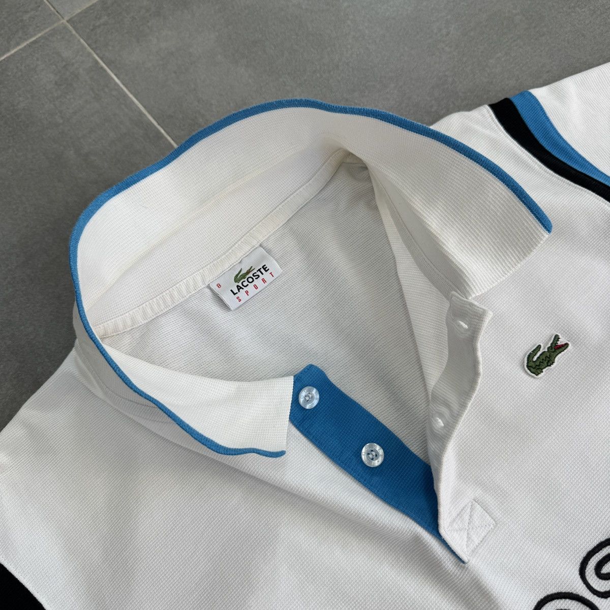 Lacoste × Vintage Vintage Lacoste Sport Embroidere Logo Polo Shirt Size 8 (XL) Size US XL / EU 56 / 4 - 12 Thumbnail