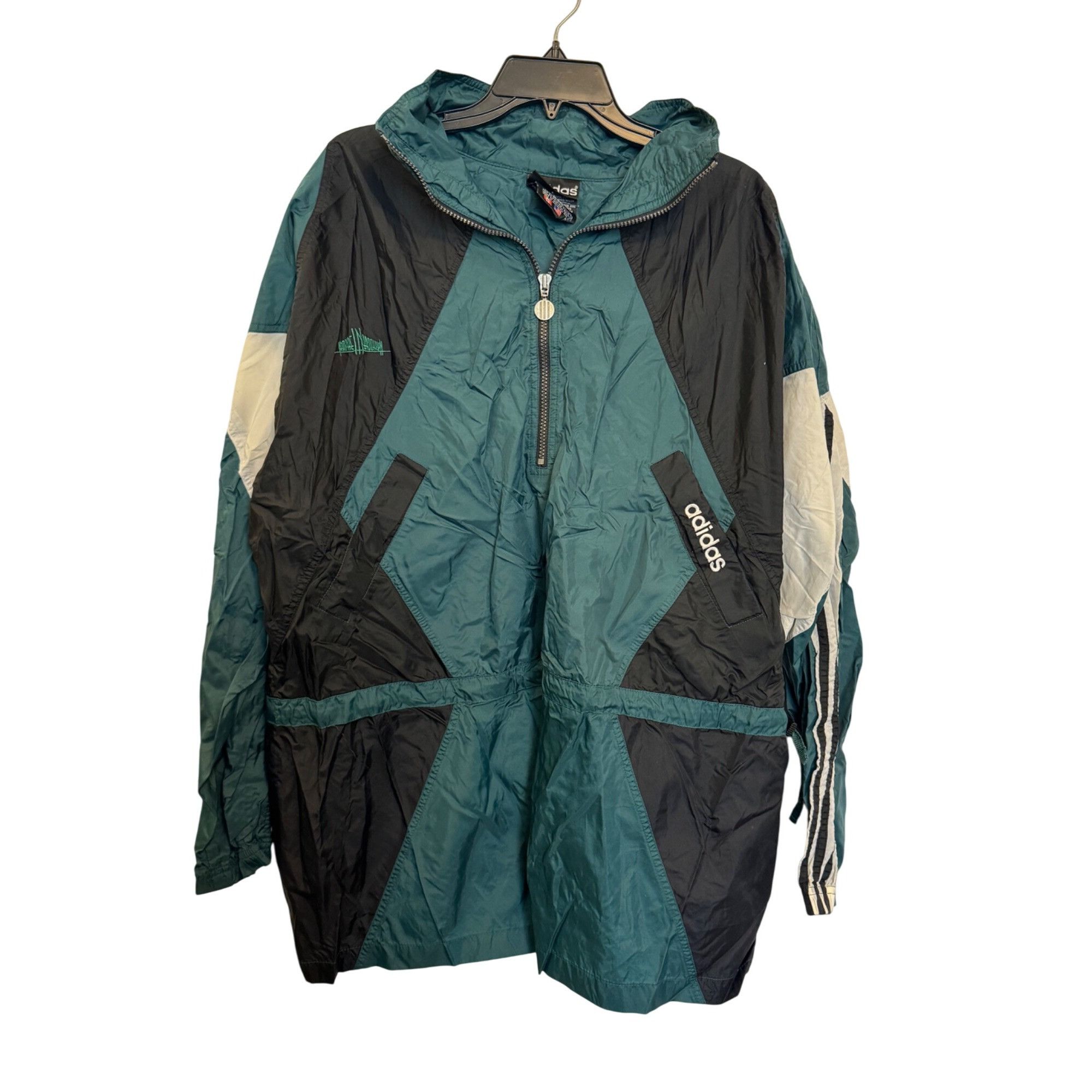 Adidas Adidas Vintage Vampire In Brooklyn Windbreaker Jacket XL Size US XL / EU 56 / 4 - 1 Thumbnail