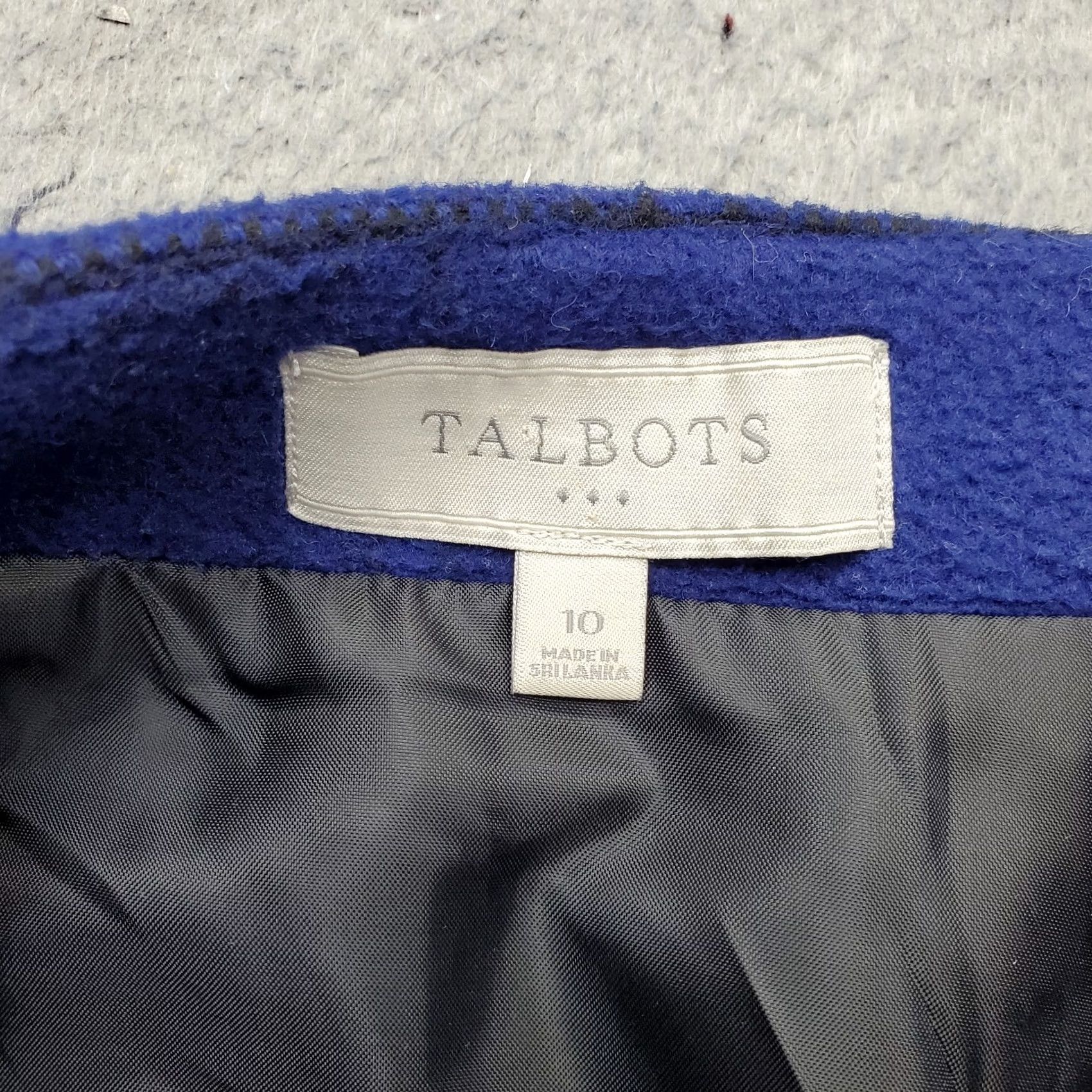Talbots Talbots Skirt Womens 10 Multi Plaid Lined Back Zipper Pencil Straight STRETCH? Size 32" / US 10 / IT 46 - 5 Thumbnail