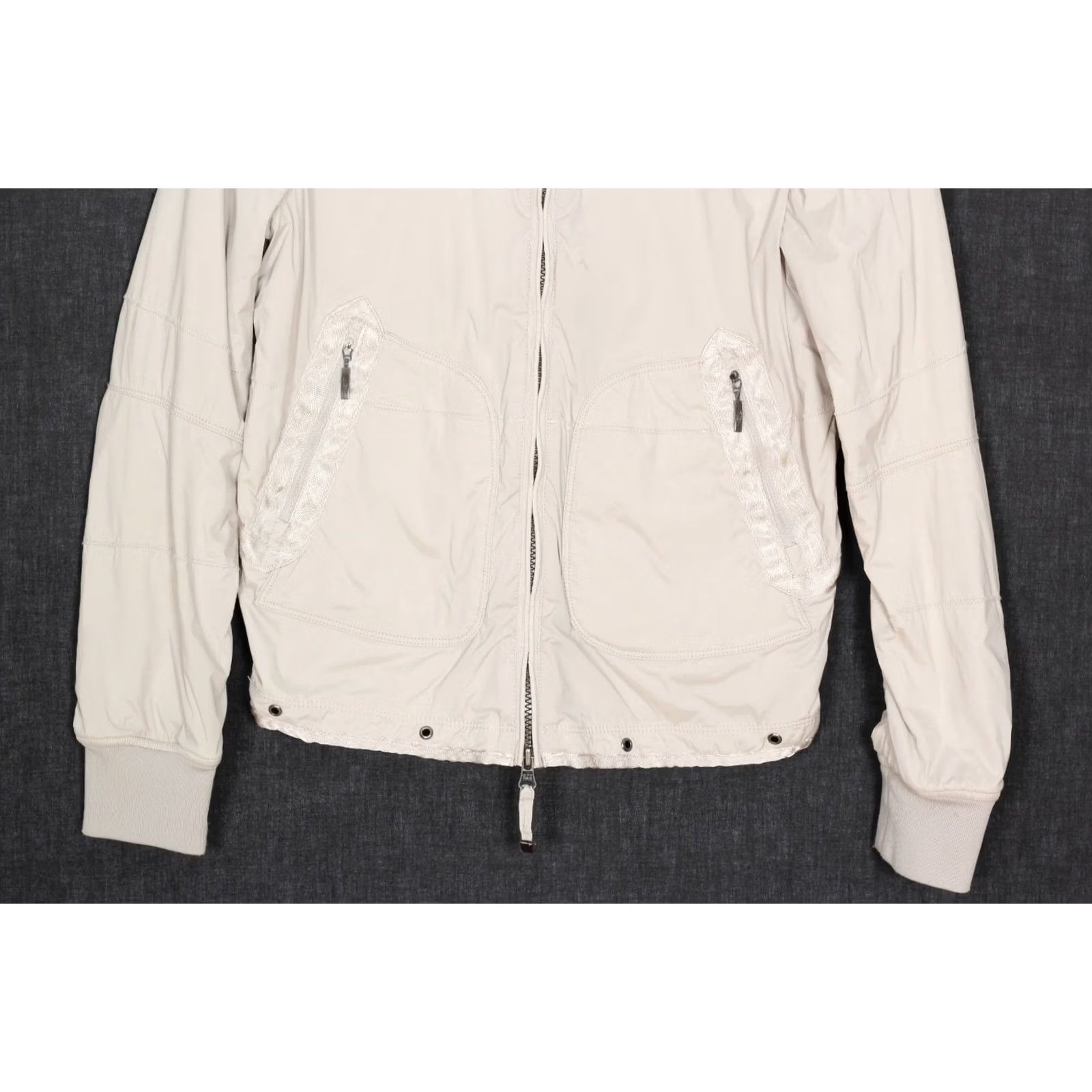 Parajumpers PARAJUMPERS Midseason Lightweight Series Jacket Women S Beige Logo Bomber Jacket Sci Size S / US 4 / IT 40 - 5 Thumbnail