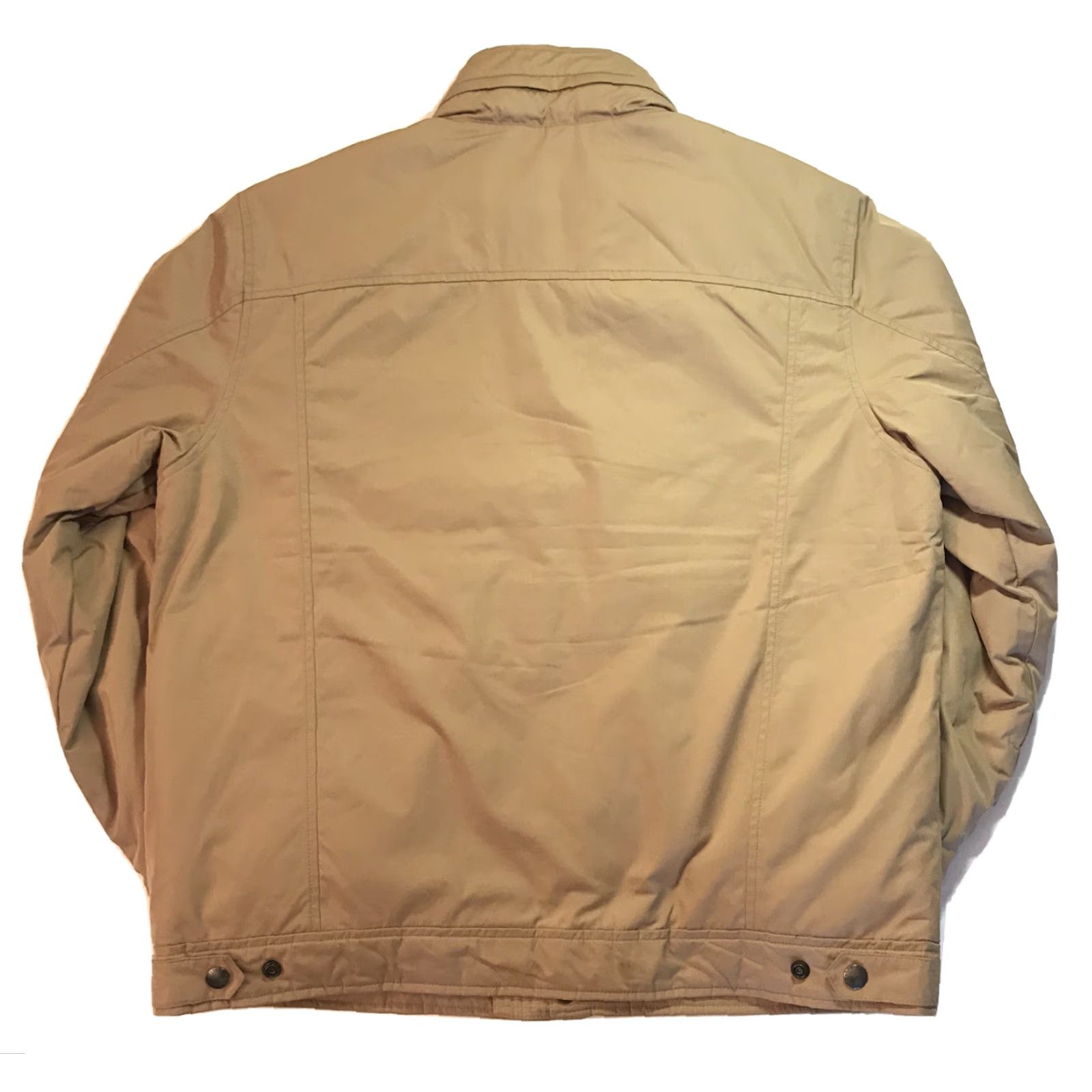Polo Ralph Lauren VINTAGE Polo Ralph Lauren Jacket Men L 90s Nylon Fleece Lined Zip Hood Field Military Style Brown Blue Logo Lined Size US L / EU 52-54 / 3 - 4 Thumbnail