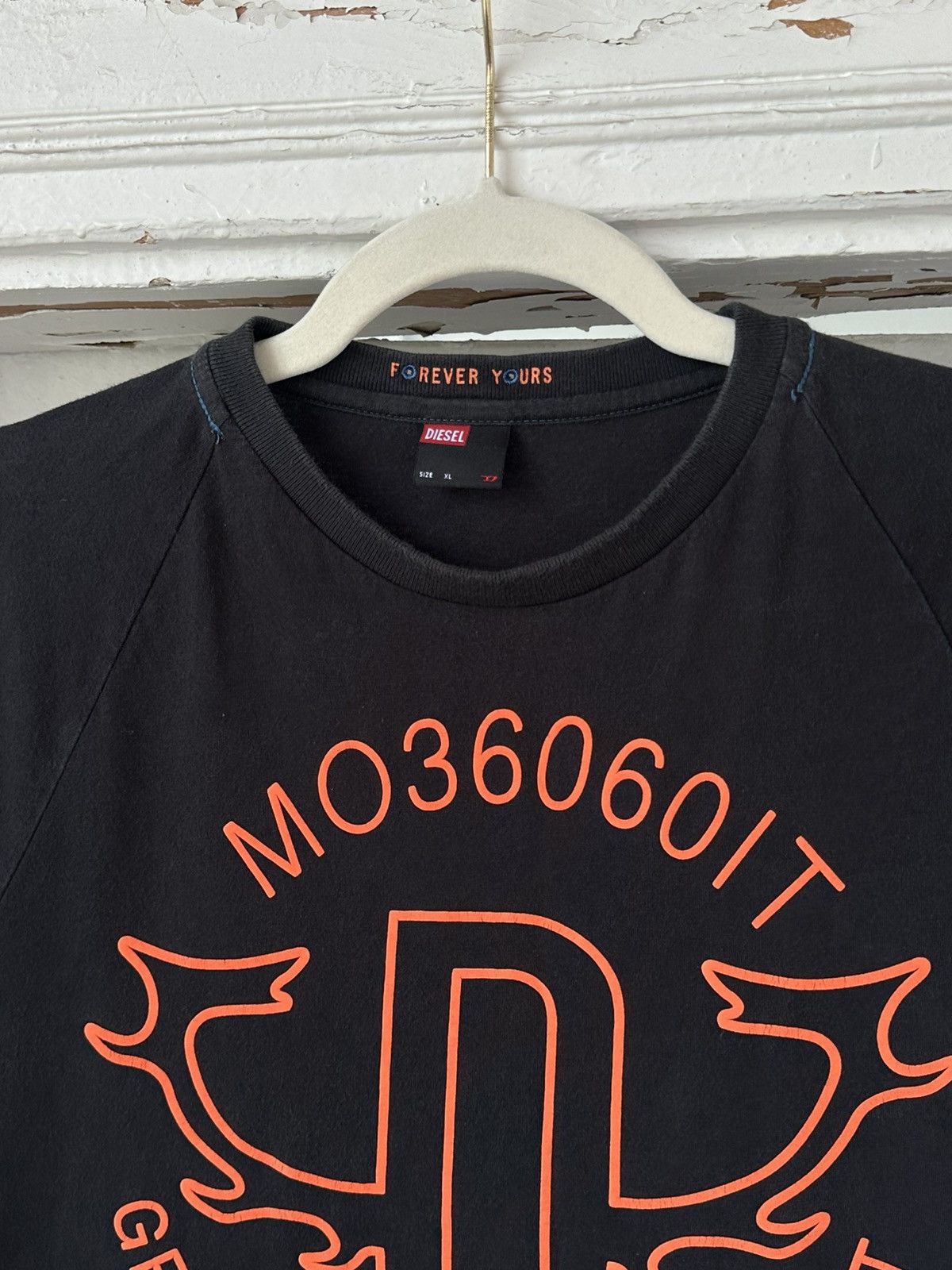 Diesel Vintage Diesel Printed Black T-shirt Size US M / EU 48-50 / 2 - 5 Thumbnail