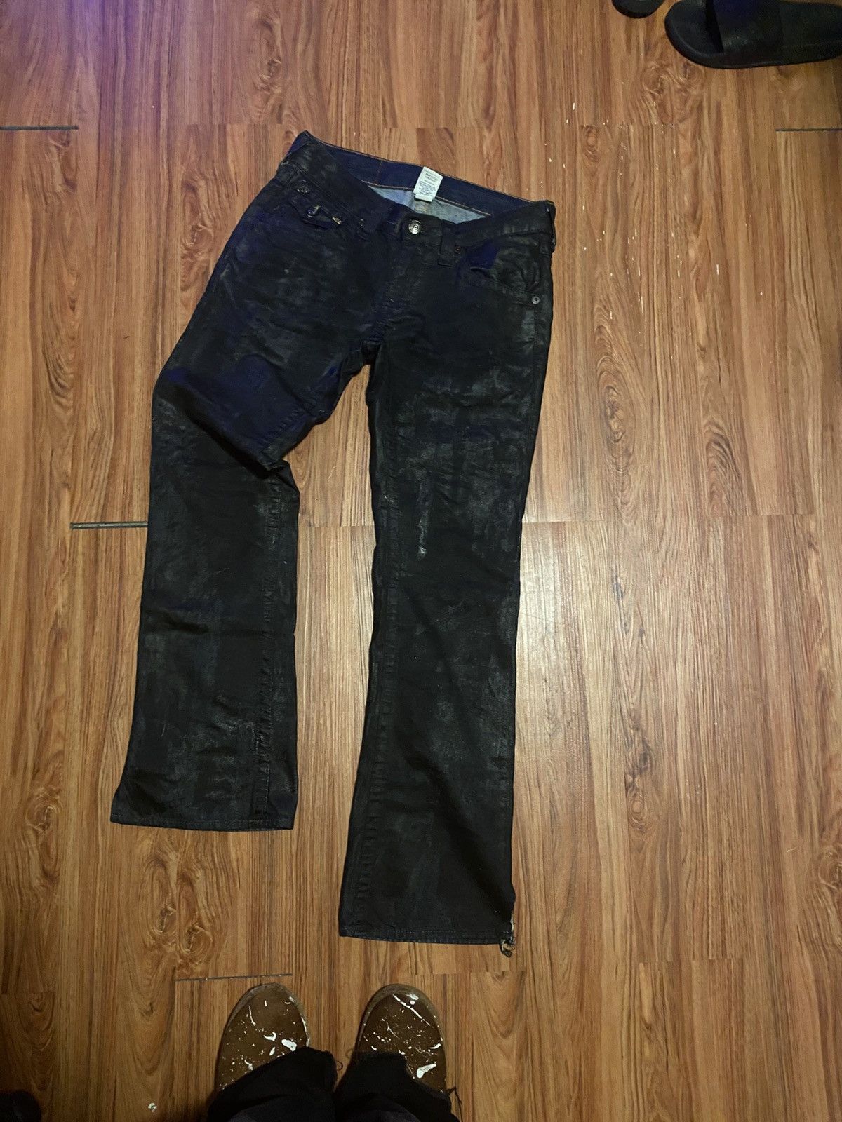 True Religion Black waxed True Religion Jeans Size 30 Size 30" / US 8 / IT 44 - 1 Thumbnail