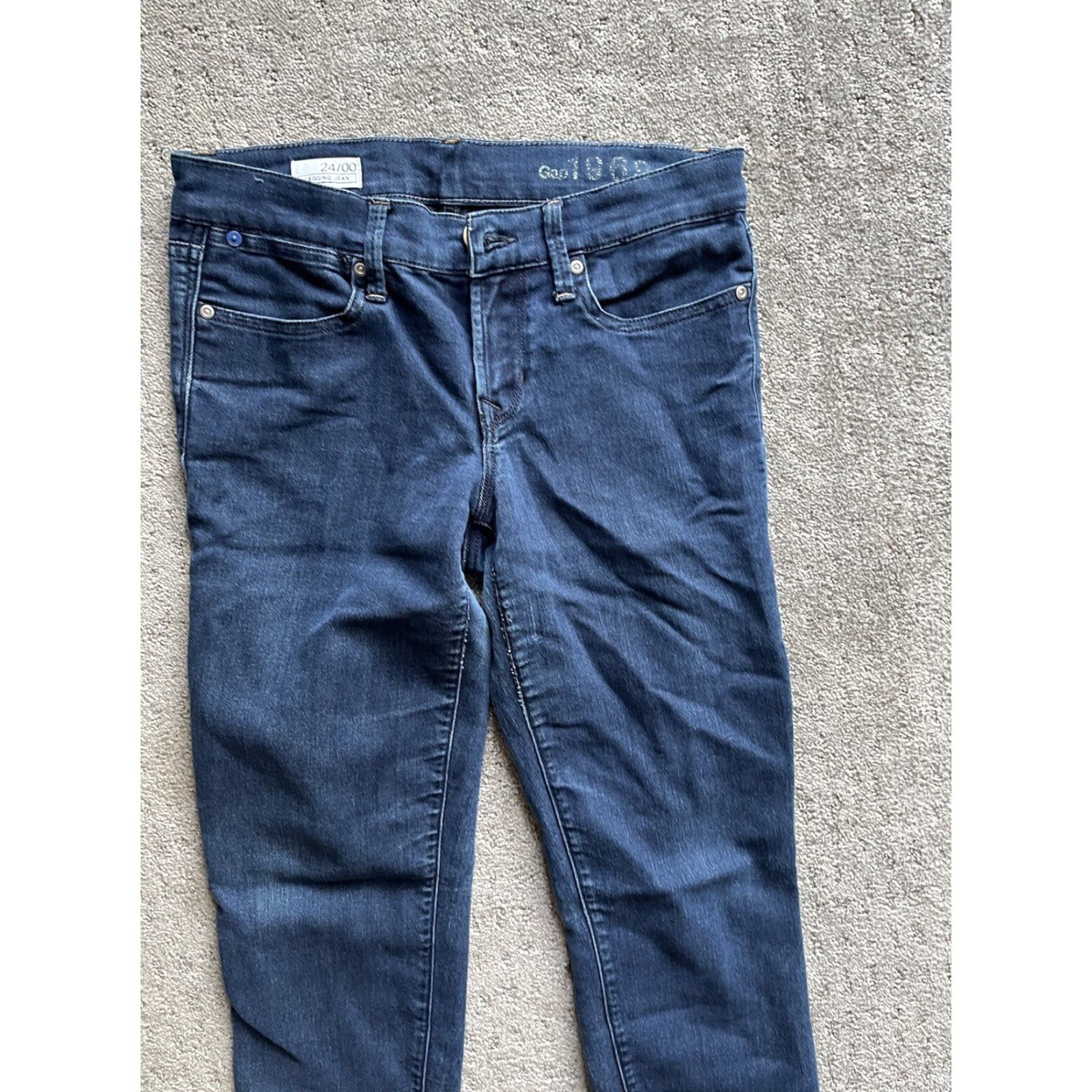 Gap Gap 1969 Legging Jean Womens 00 / Blue Light Skinny Stretch Jeans Size 24" / US 00 / IT 34 - 2 Thumbnail