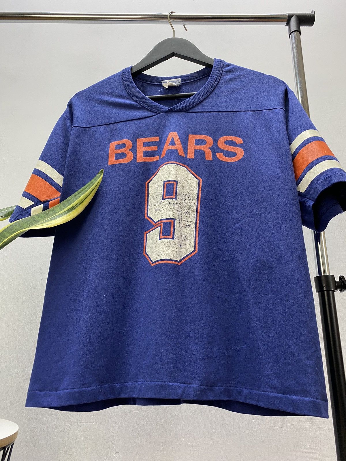 MacGregor × NFL × Vintage Jim Mcmahon Chicago Bears Jersey Navy Vintage Salem 80s Size US L / EU 52-54 / 3 - 5 Thumbnail
