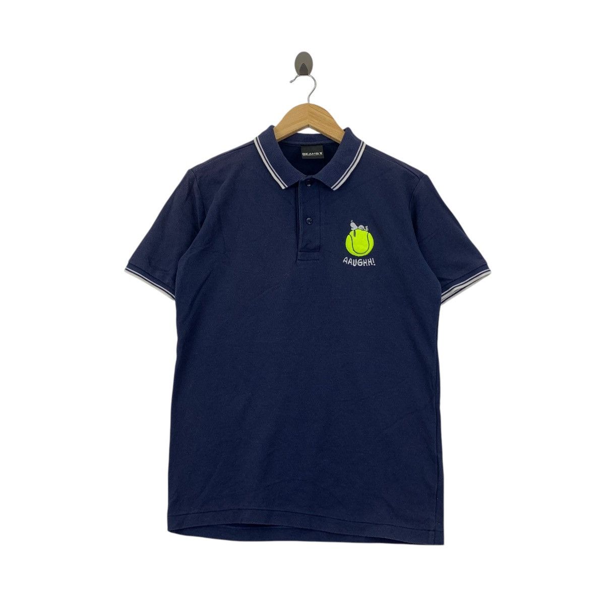 Beams Plus BEAMS PLUS x PEANUTS Snoopy Tennis Polo Tee Shirt Top Size US M / EU 48-50 / 2 - 1 Thumbnail