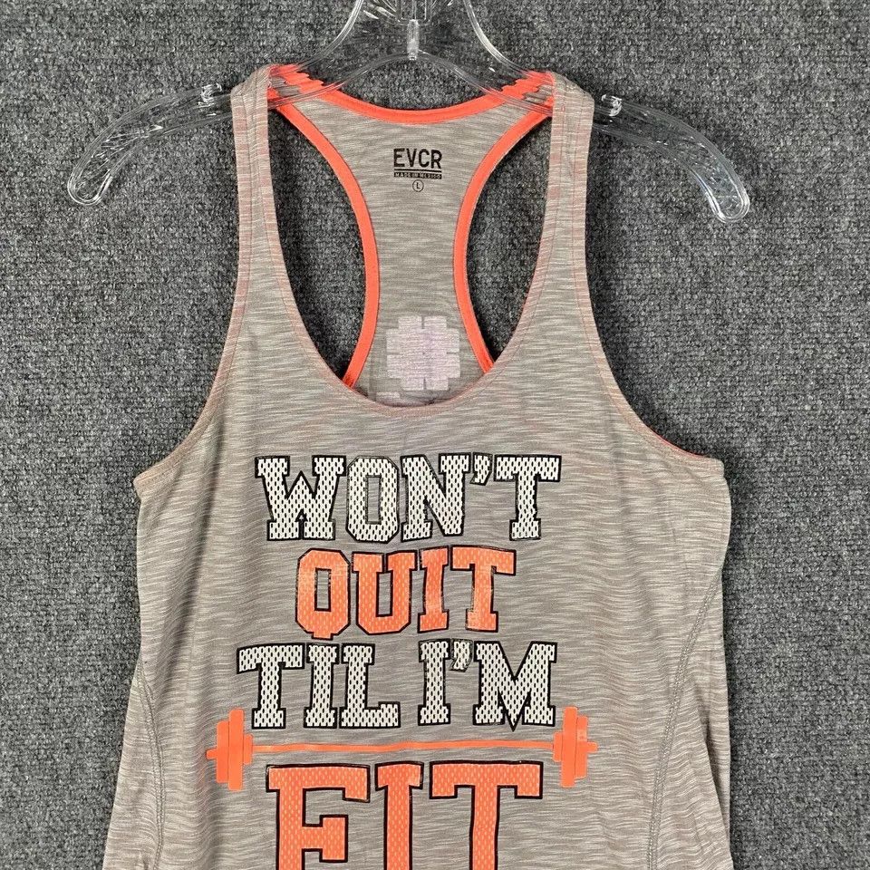 Other EVCR Tank Top Women's Large Pullover Polyester Blend L Size L / US 10 / IT 46 - 2 Thumbnail