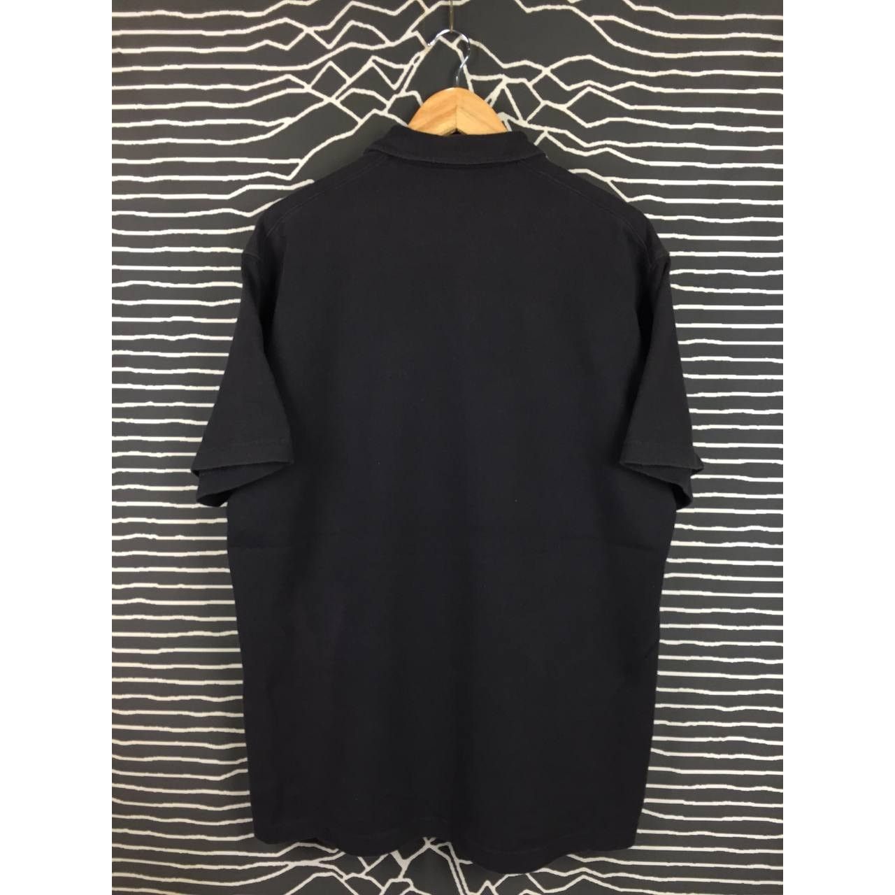Engineered Garments × Uniqlo Engineered Garments x Uniqlo Solid Black Collar Polo Tee Size US XL / EU 56 / 4 - 8 Thumbnail