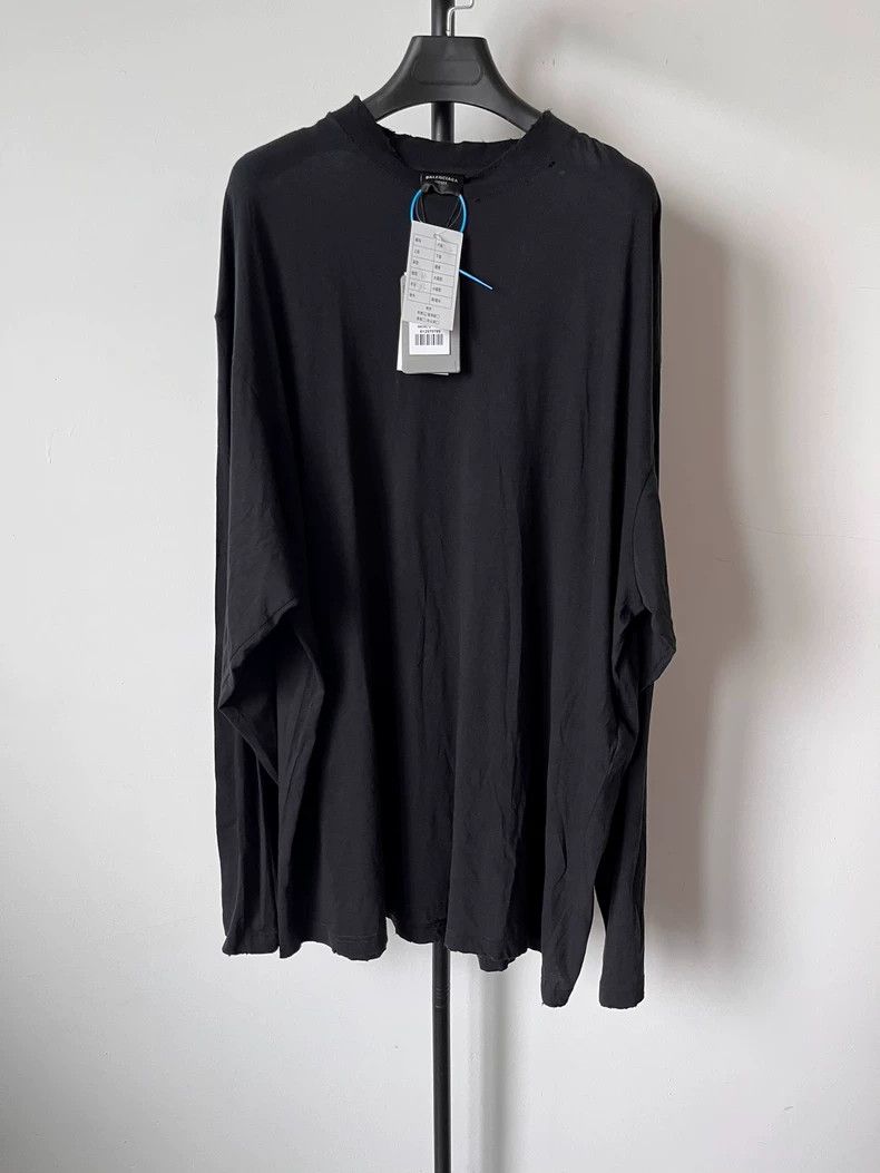 Balenciaga Balenciaga Long sleeves with embroidered logo Size US XS / EU 42 / 0 - 2 Thumbnail
