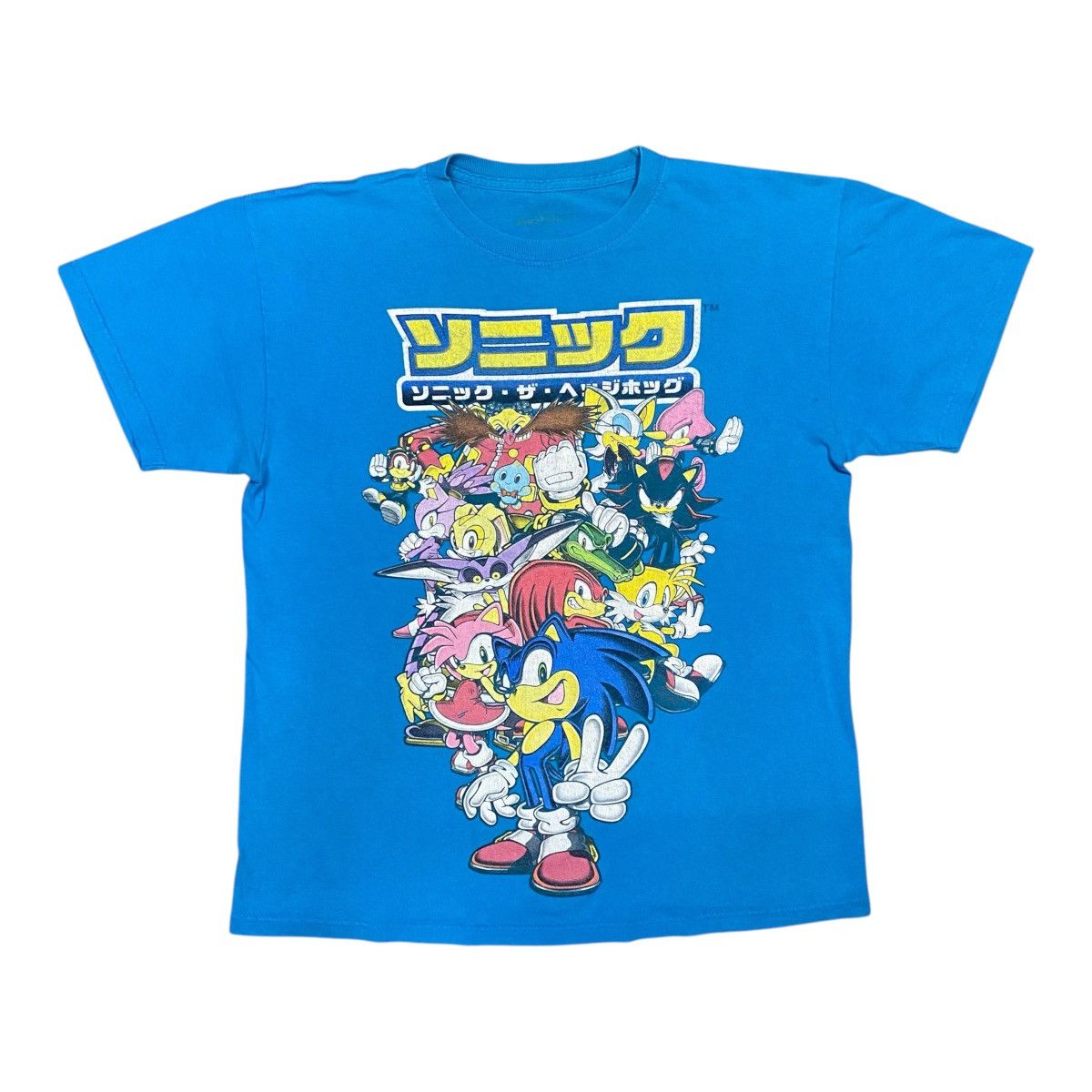 The Game Y2K Sonic The Hedgehog Full Characters Game T Shirt Sega Size US M / EU 48-50 / 2 - 1 Thumbnail