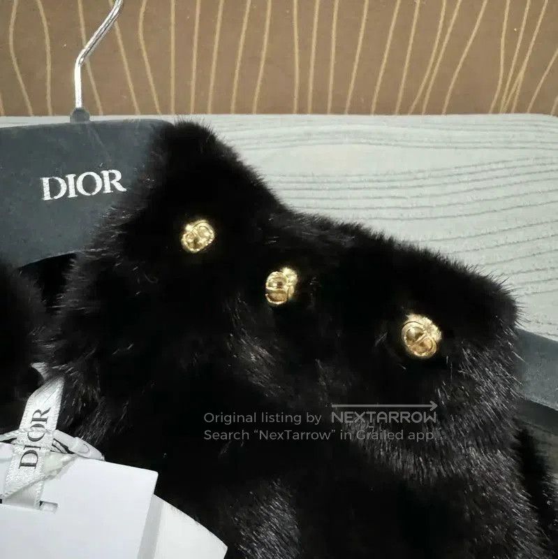Dior Dior Black Faux Fur Women's Jacket . Size S / US 4 / IT 40 - 3 Thumbnail