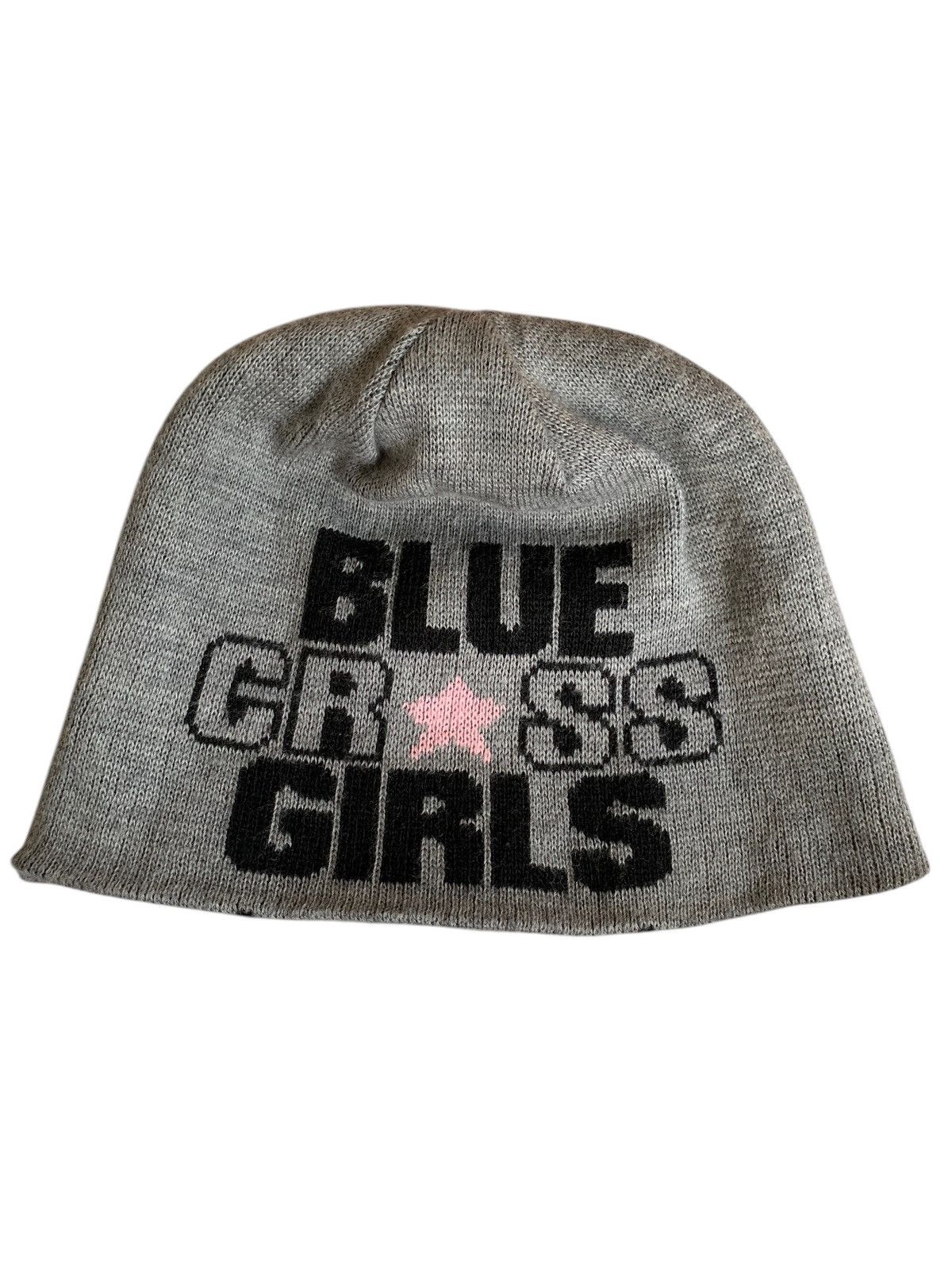 Japanese Brand × Vintage Blue Cross Girl Reversible Streetwear Beanie Hats Size ONE SIZE - 12 Thumbnail