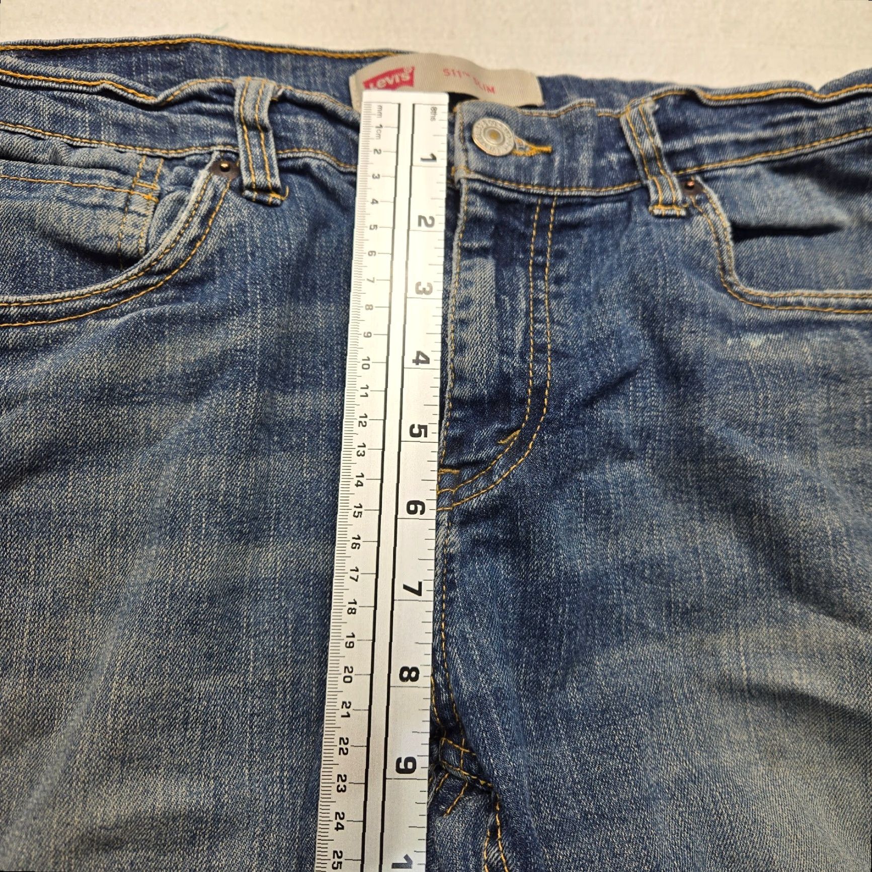 Levi's Levi's 511 Jeans Slim Jeans Blue Faded Denim Pants Womens 14 Regular 27x27 Inseam 5-Pocket Size 36" / US 14 / IT 50 - 6 Thumbnail