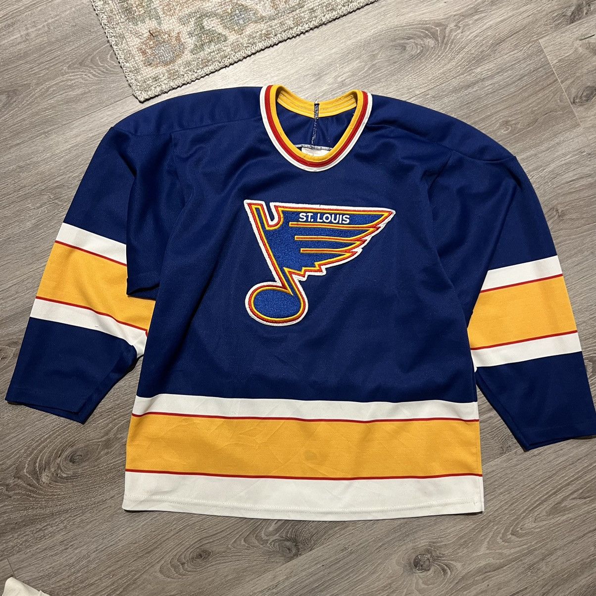 Vintage Vintage St. Louis blue Brett hull hockey jersey Size US M / EU 48-50 / 2 - 2 Thumbnail