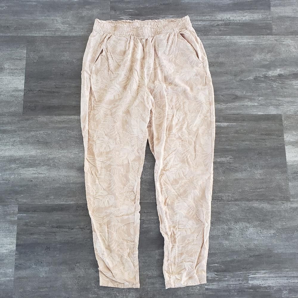 H&M Nude Cream Tropical H&M Skinny Pant Size 30" / US 8 / IT 44 - 1 Thumbnail