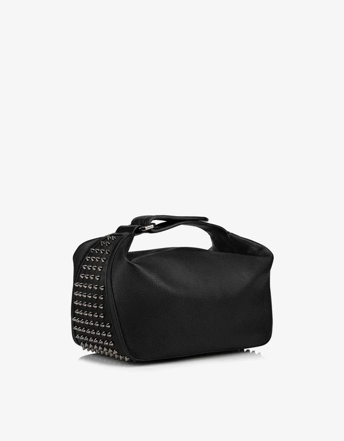 Christian Louboutin Christian Louboutin Black Funky Leather Wash Bag Size ONE SIZE - 2 Thumbnail