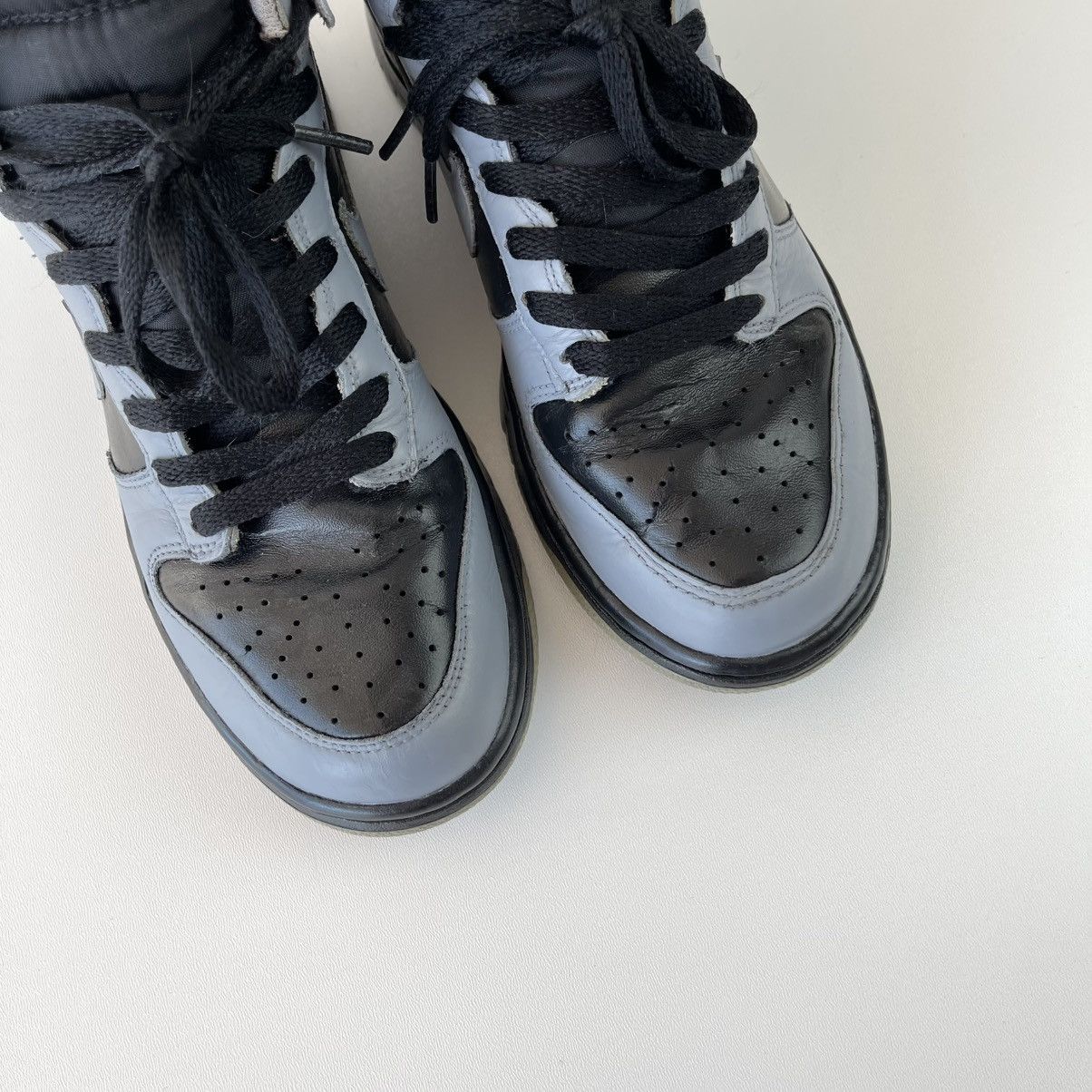 Nike Nike Dunk High 2011 Hi-Top Vintage Shoes Black Medium Grey Size US 7 / EU 40 - 7 Thumbnail