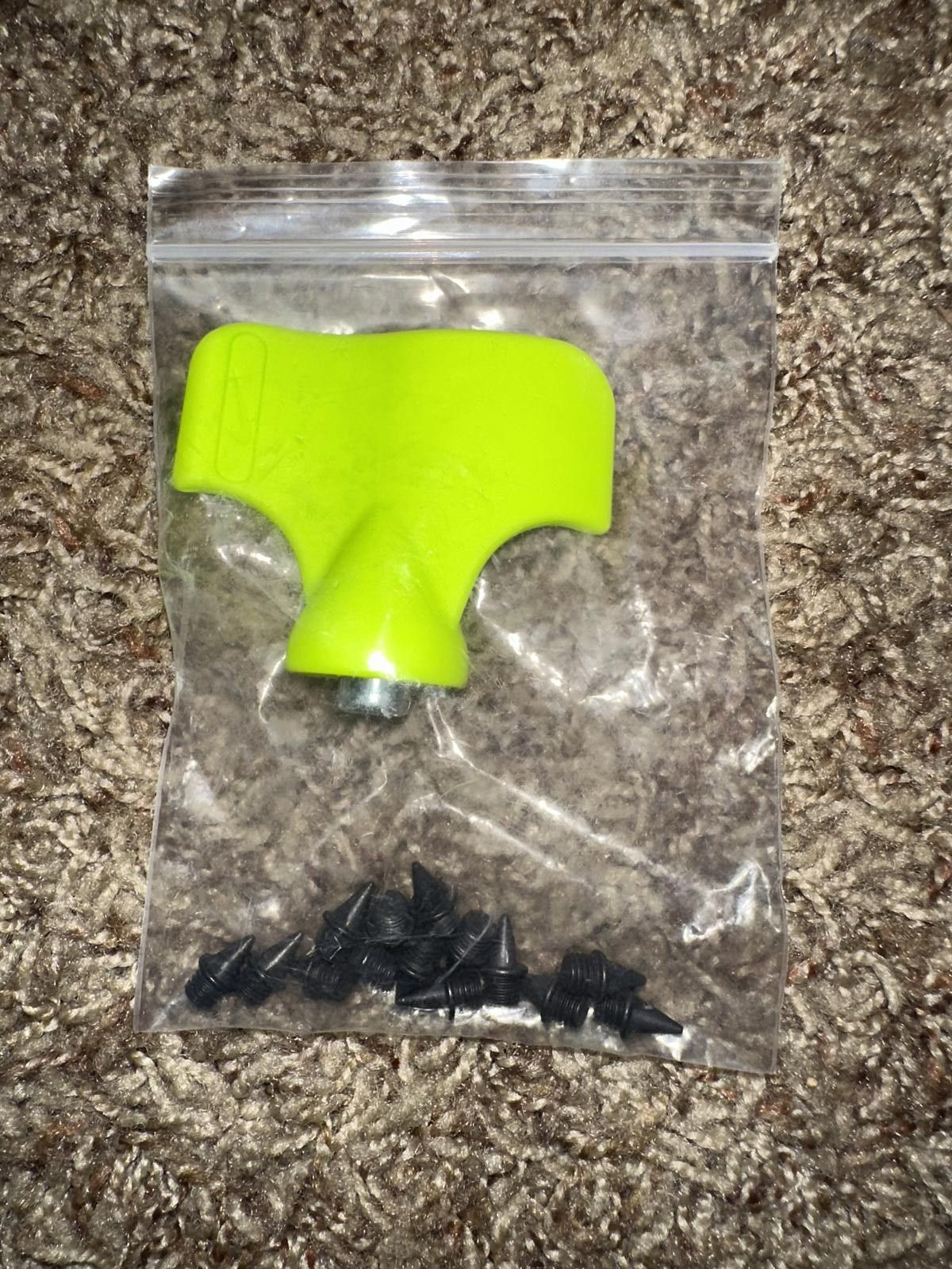 Nike OEM Nike track Spike Wrench tool key & Black 14 Spikes Replacement Size US 9 / EU 42 - 3 Thumbnail