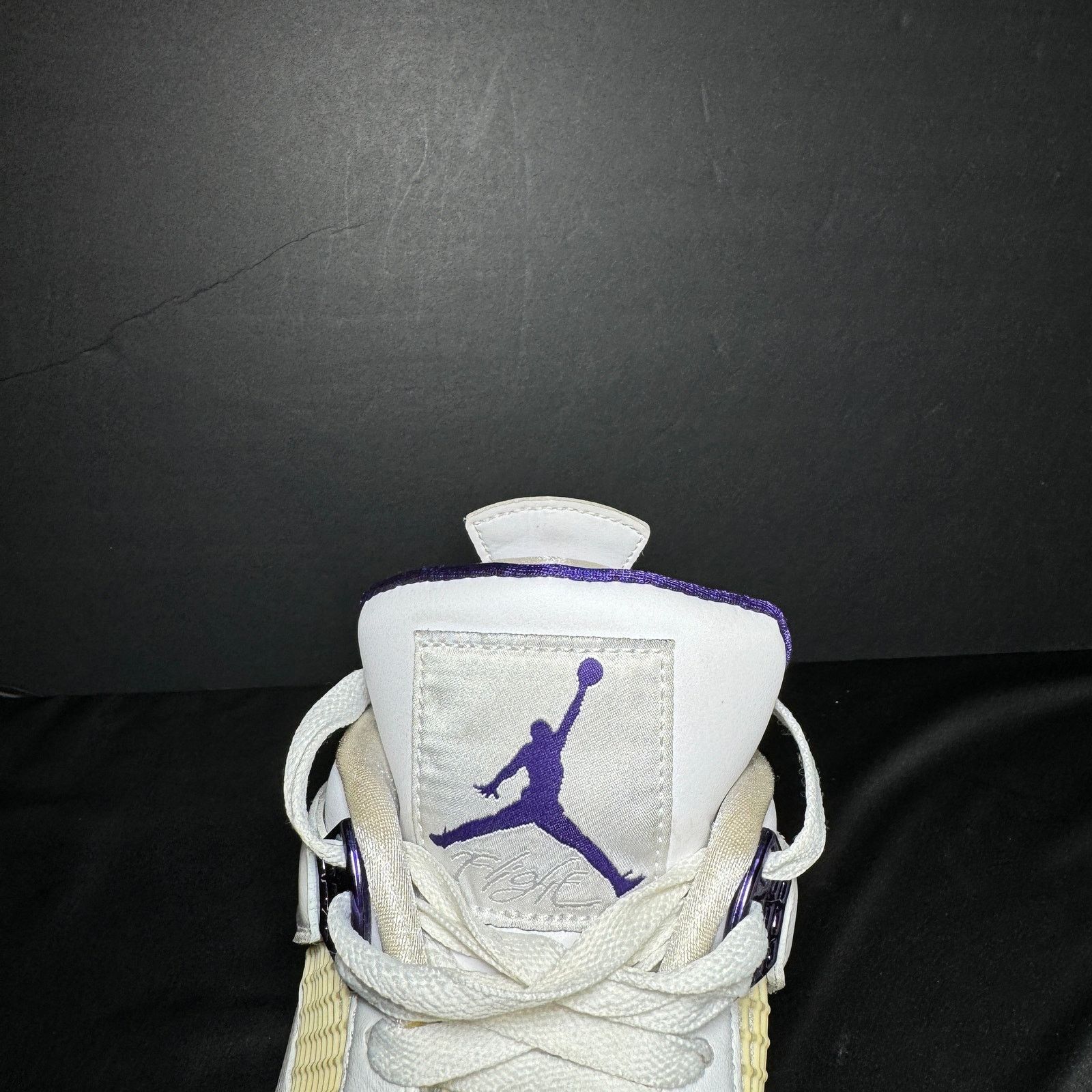 Jordan Brand × Nike Nike Air Jordan 4 Retro Purple Metallic Men's Shoes Size 10 Size US 10 / EU 43 - 5 Thumbnail