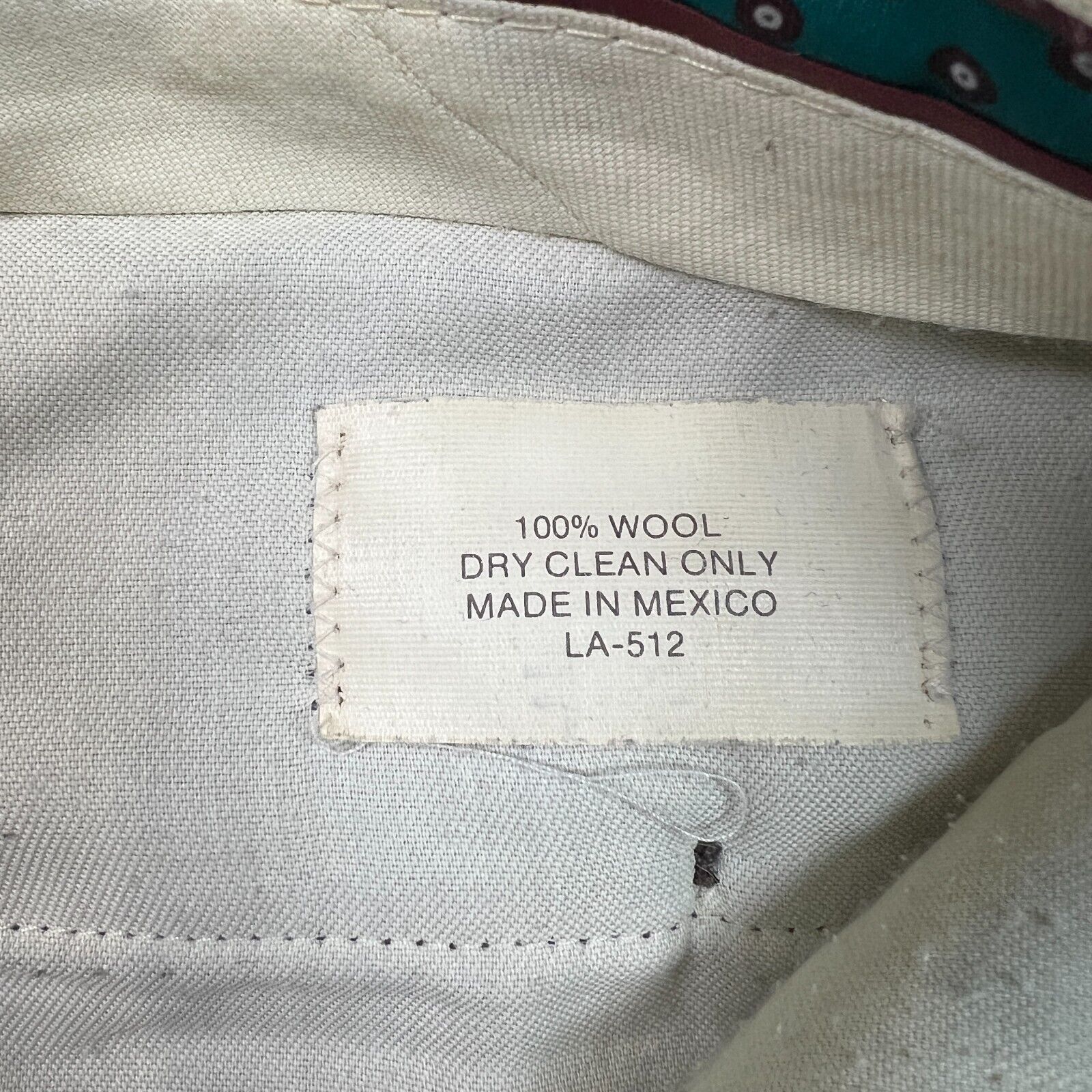Vintage Thomson Dress Pants 34x28 Plaid Pleat Baggy Wool 90s Trouser Size US 34 / EU 50 - 9 Thumbnail