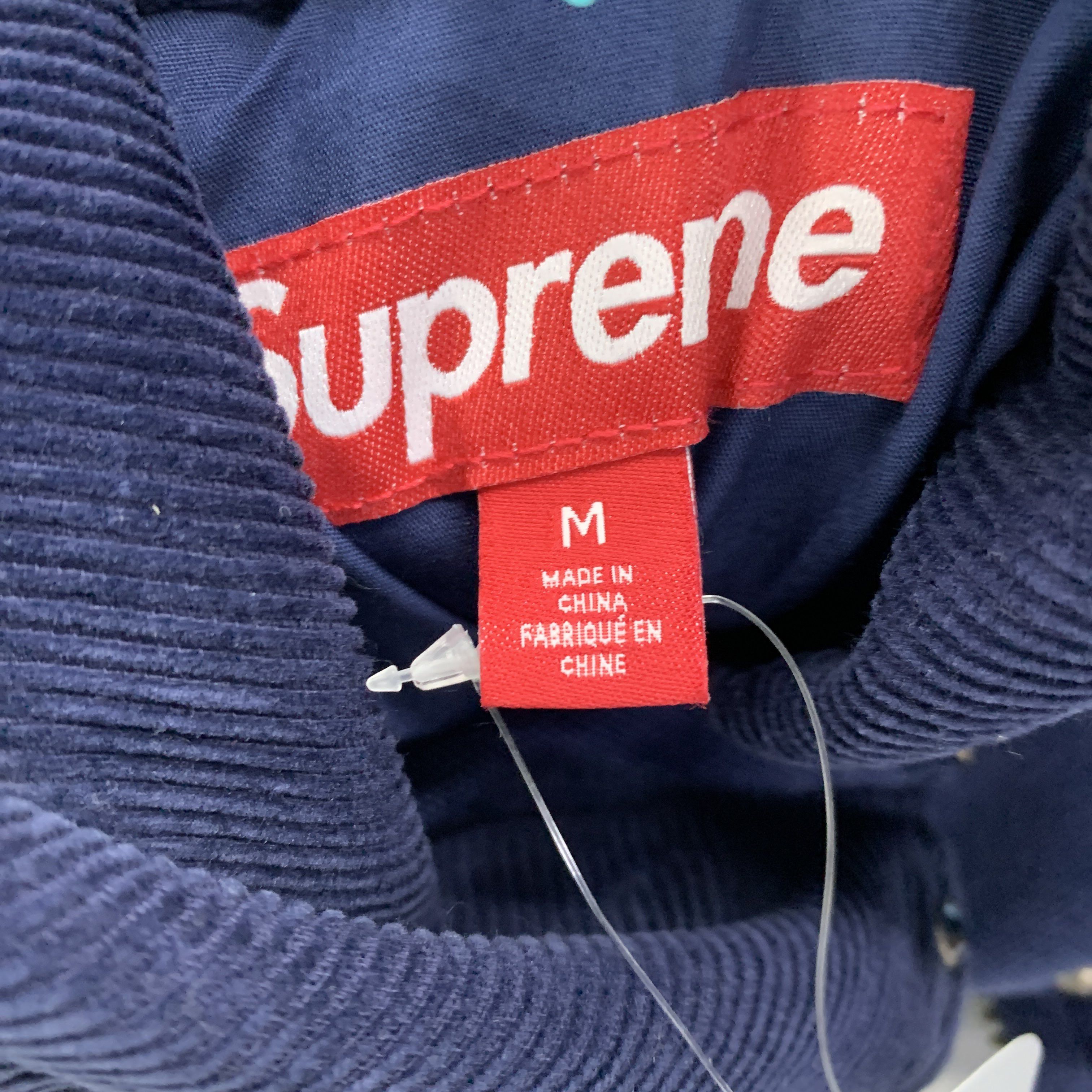 Supreme Spellout Quilted Lightweight Down Jacket - light blue