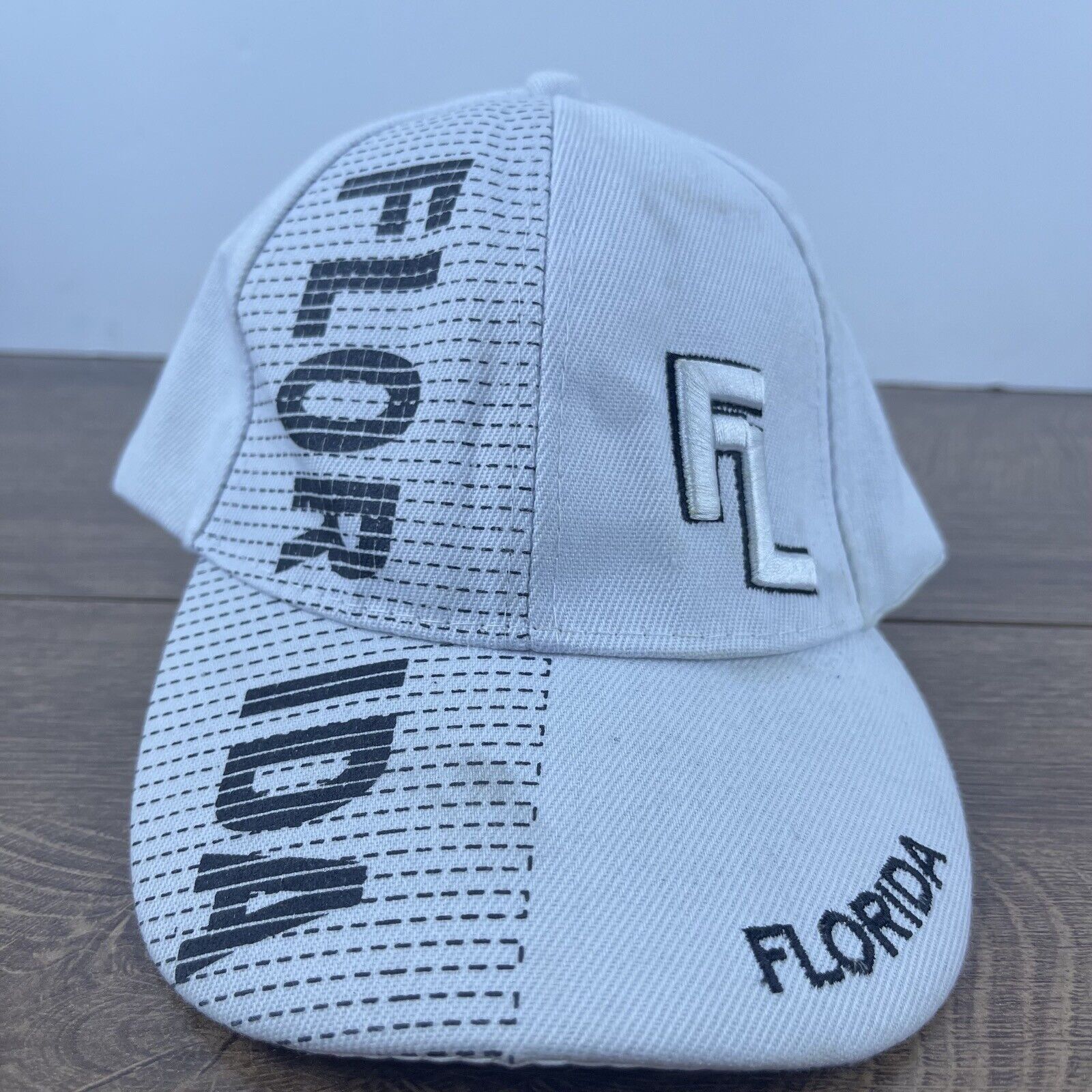 Other Florida White Hat Florida Baseball Hat White Adjustable Hat Size ONE SIZE - 1 Thumbnail