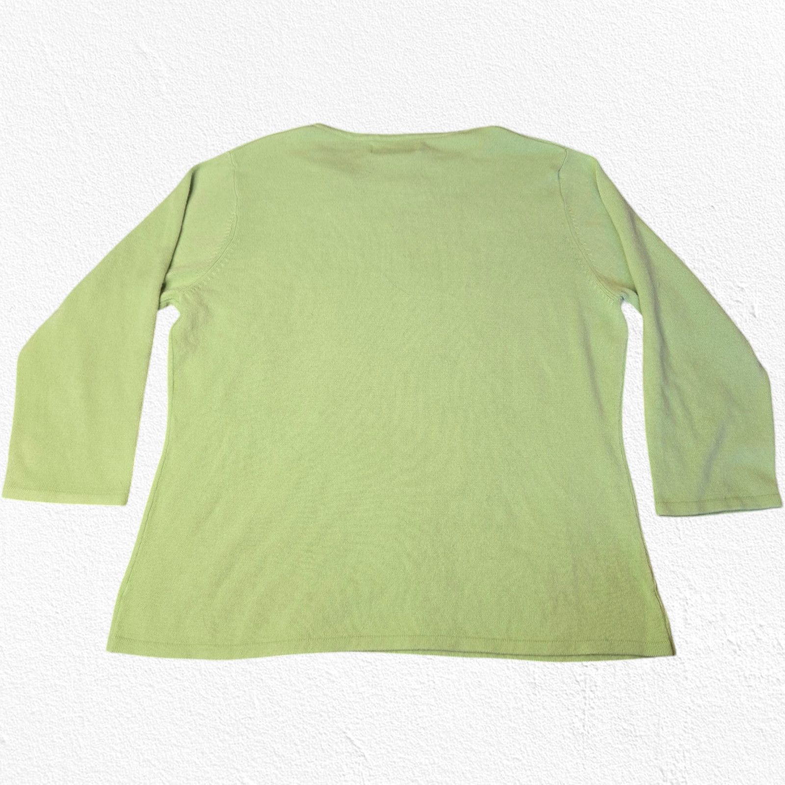 Other Spring Green Crewneck Bow Accent Sweater Size XL Size XL / US 12-14 / IT 48-50 - 9 Thumbnail