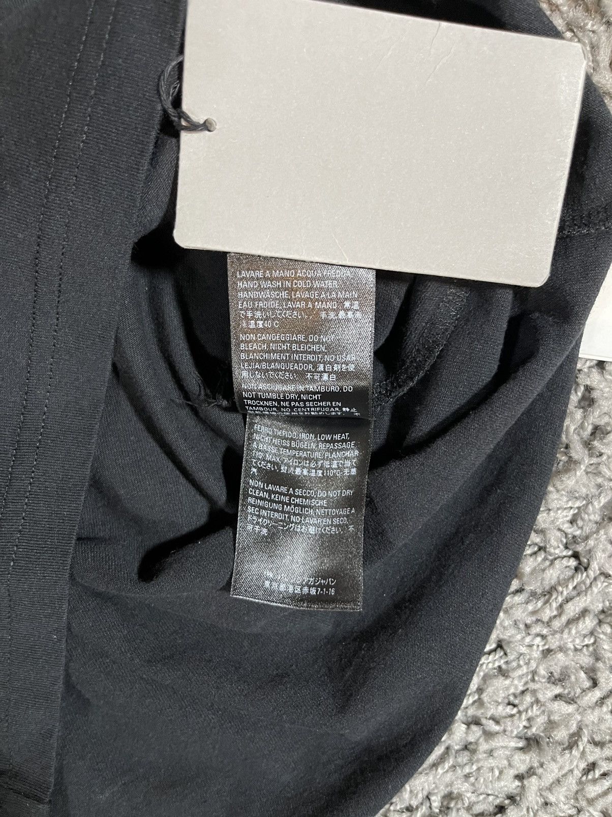 Balenciaga Balenciaga Shoulder Logo Light Jersey T-Shirt Black Size XS / US 0-2 / IT 36-38 - 9 Thumbnail